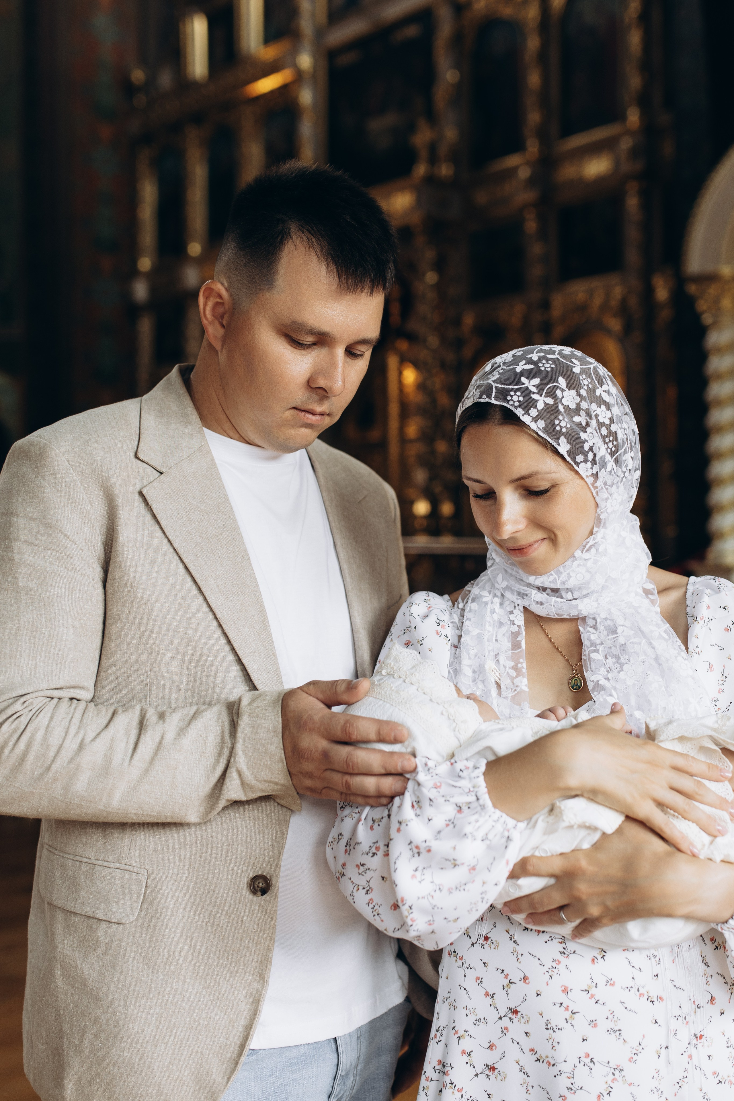 Крещение Стефании. Самый теплый фотограф в Краснодаре Рябоконь Ксения