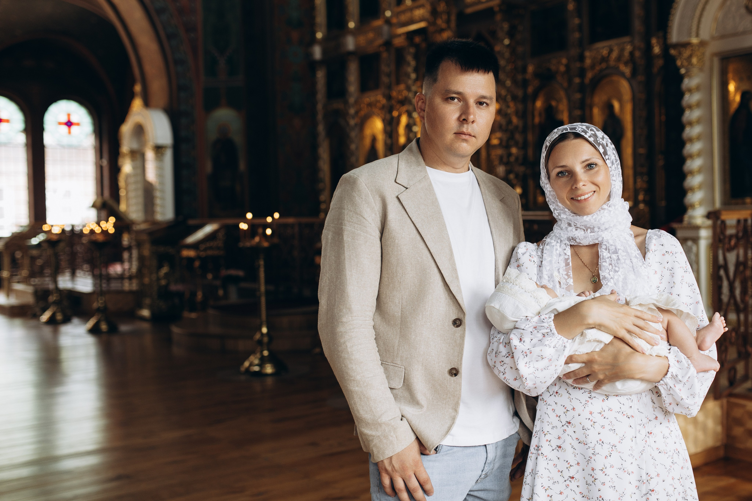 Крещение Стефании. Самый теплый фотограф в Краснодаре Рябоконь Ксения