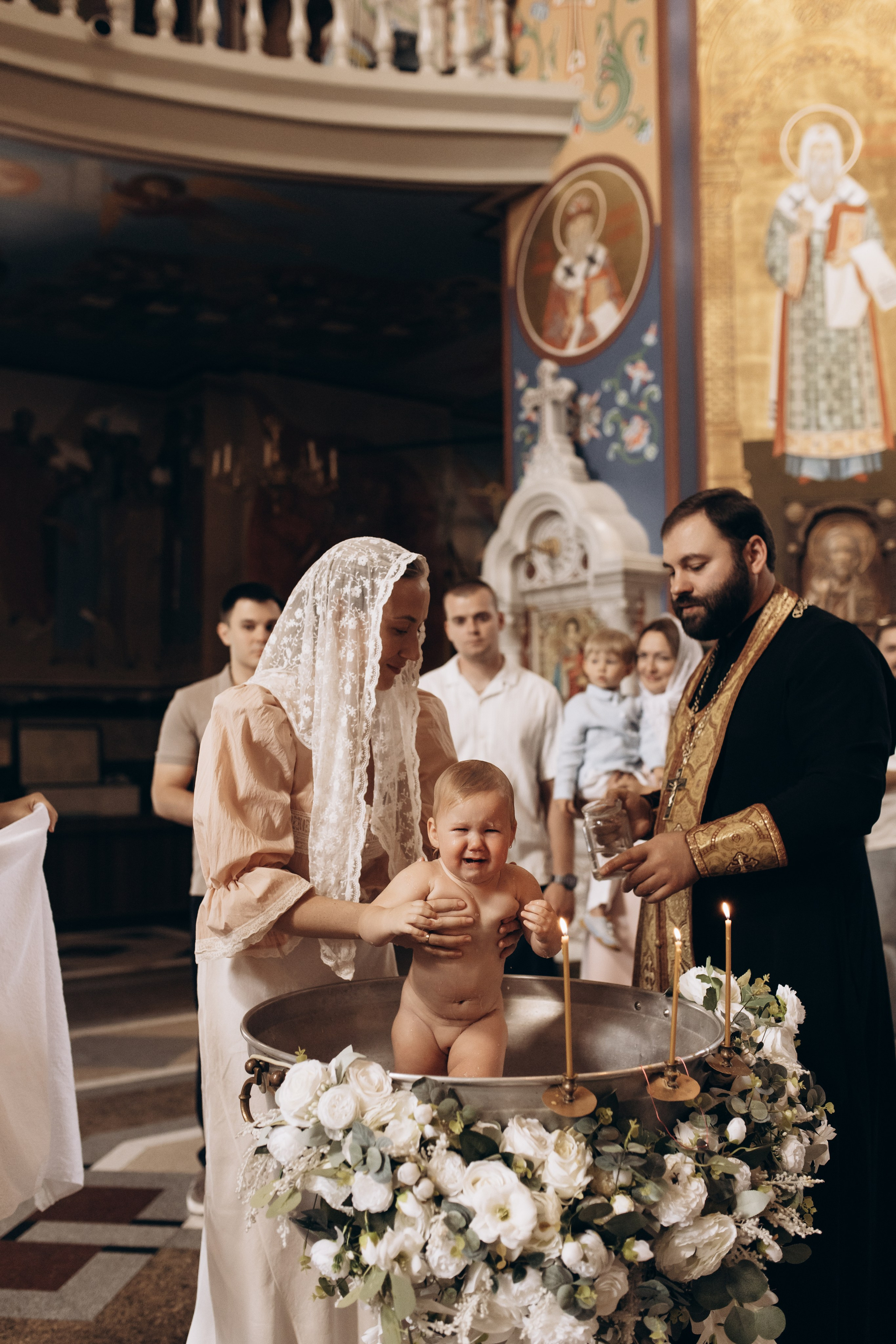 Таинство Крещения Оливии. Самый теплый фотограф в Краснодаре Рябоконь Ксения