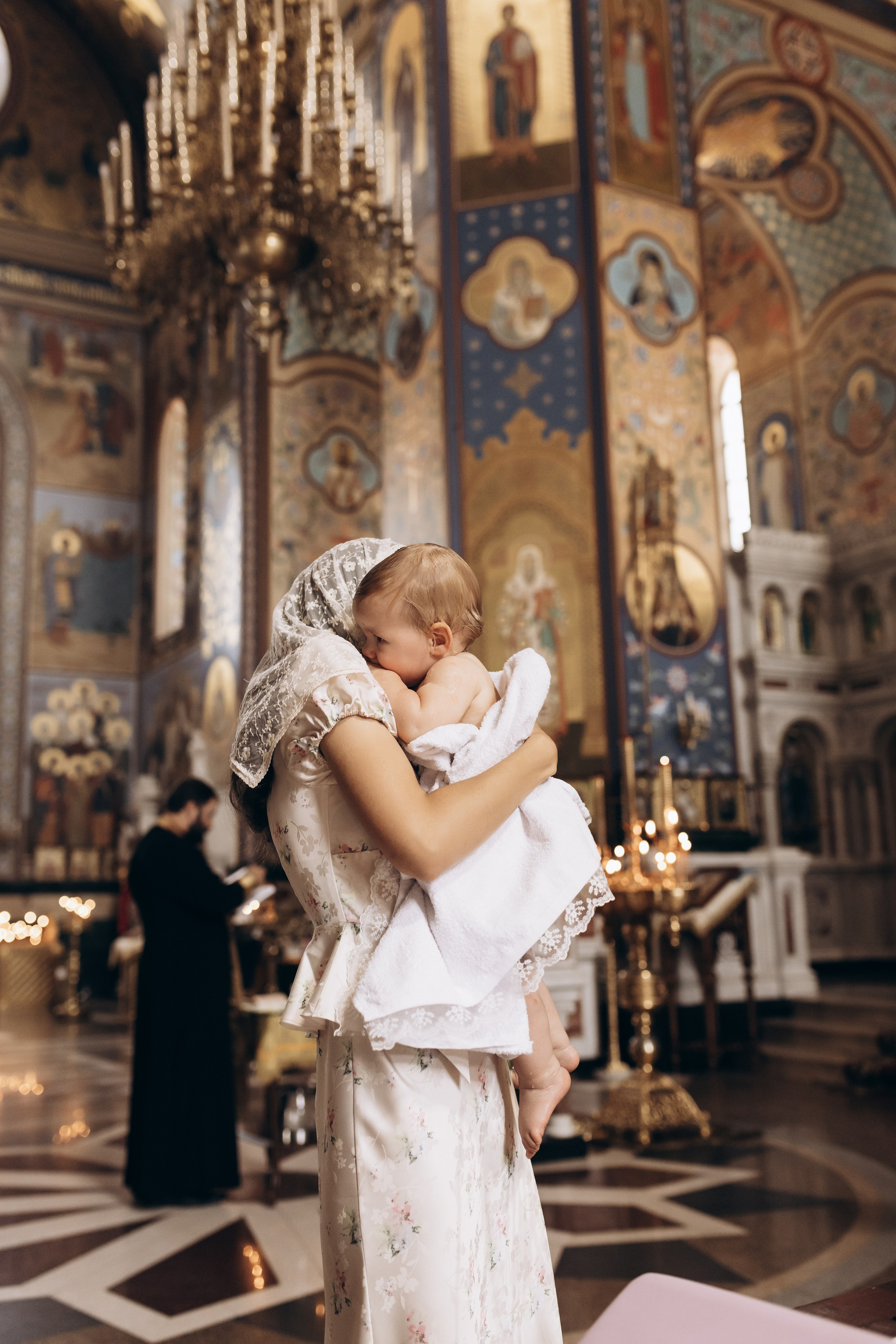 Таинство Крещения Оливии. Самый теплый фотограф в Краснодаре Рябоконь Ксения