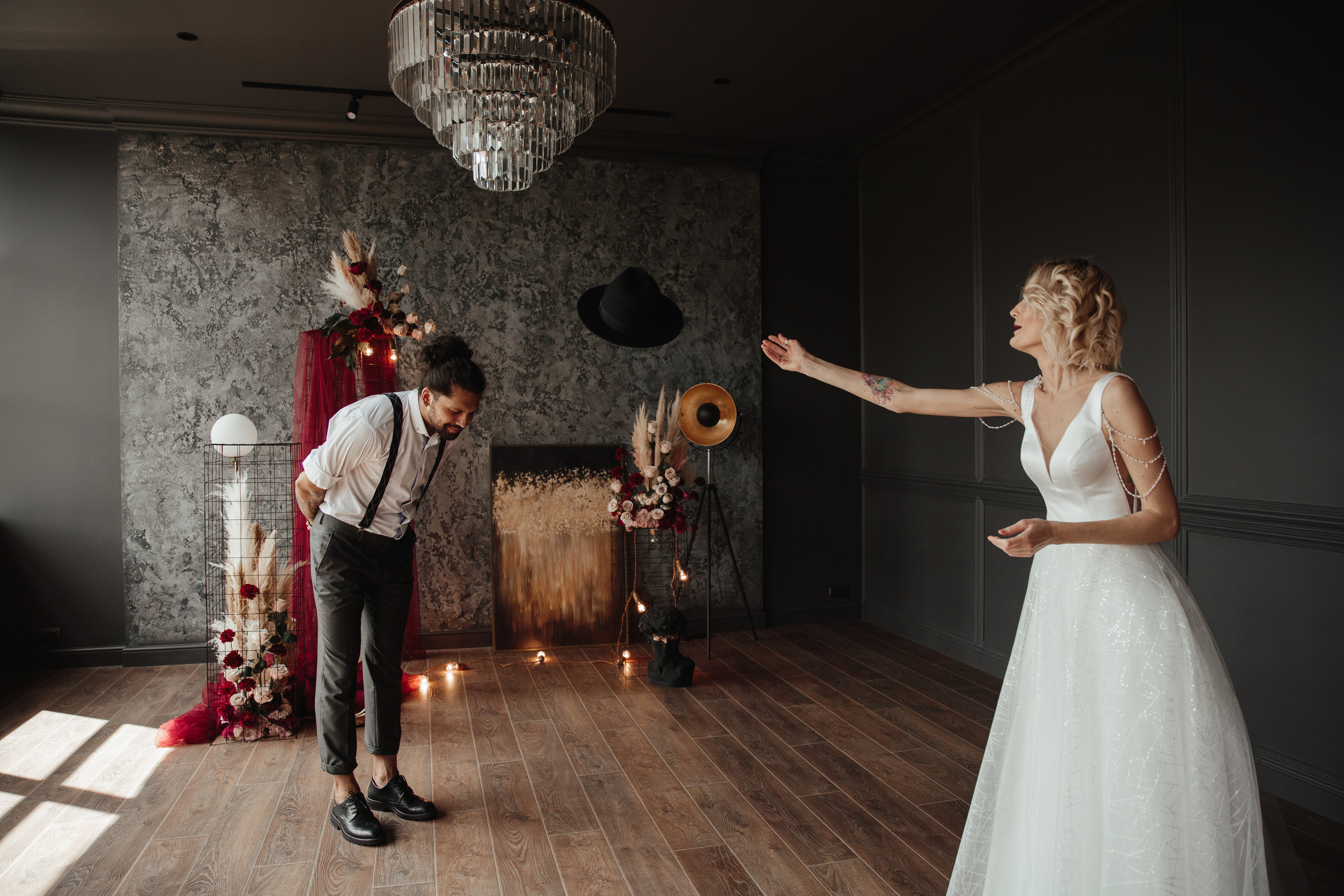 Роман и Марго. Свадьба в студии. Саша Потапкин Фотограф. Сочи, Екатеринбург, Москва