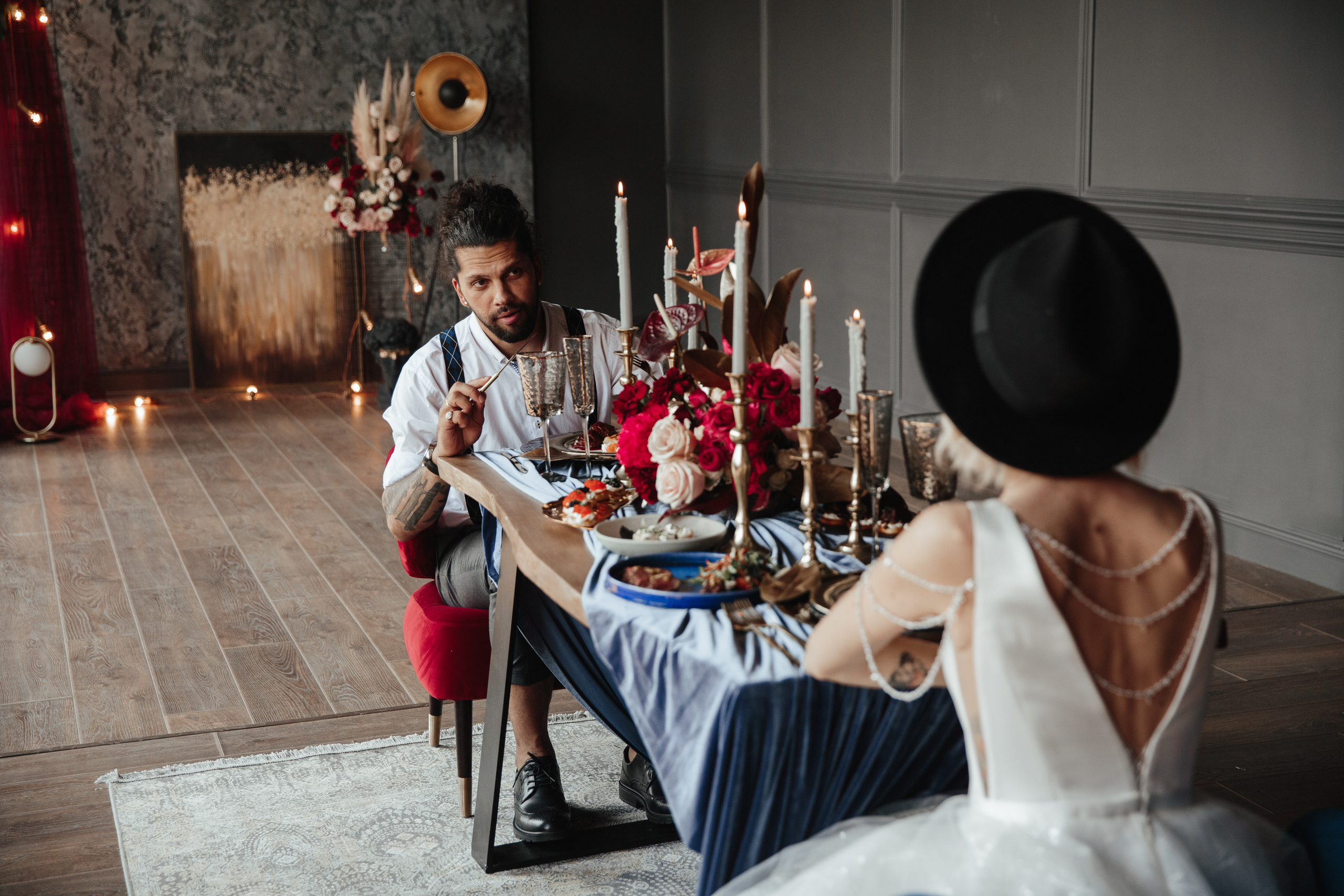 Роман и Марго. Свадьба в студии. Саша Потапкин Фотограф. Сочи, Екатеринбург, Москва