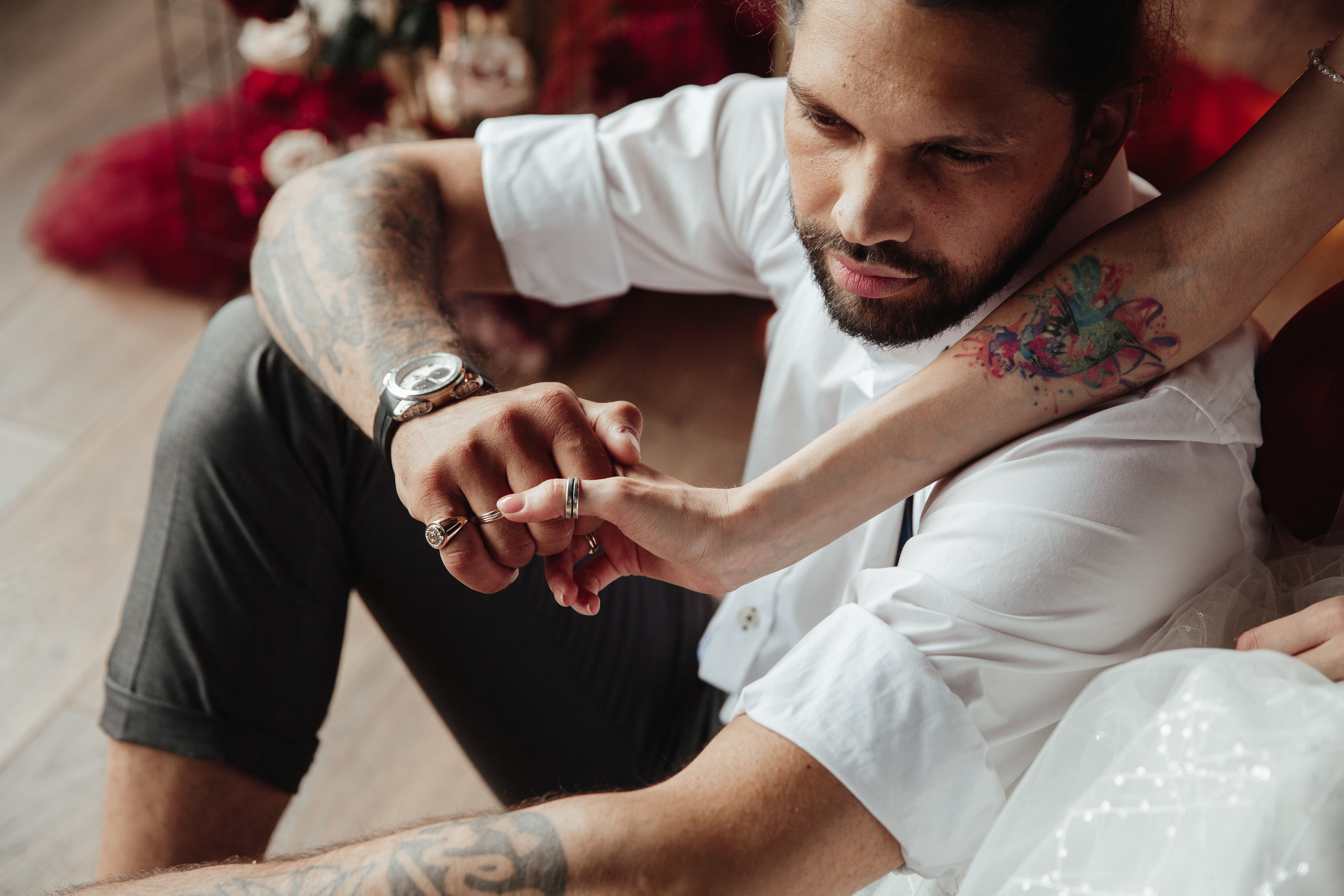 Роман и Марго. Свадьба в студии. Саша Потапкин Фотограф. Сочи, Екатеринбург, Москва