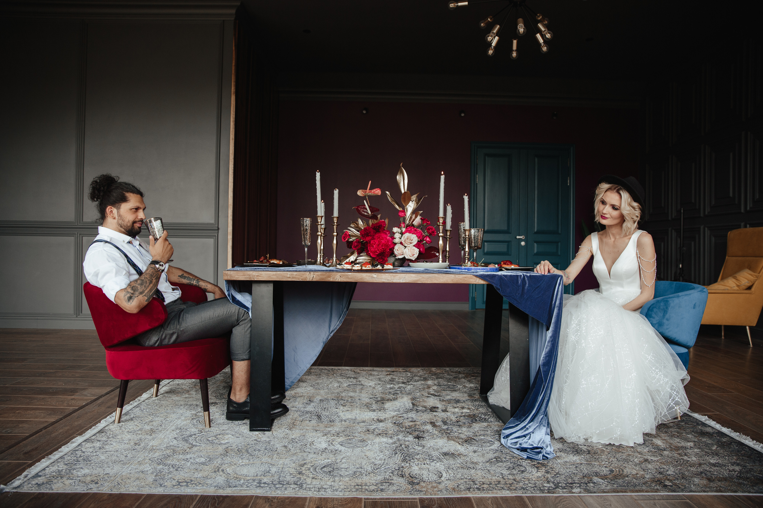 Роман и Марго. Свадьба в студии. Саша Потапкин Фотограф. Сочи, Екатеринбург, Москва