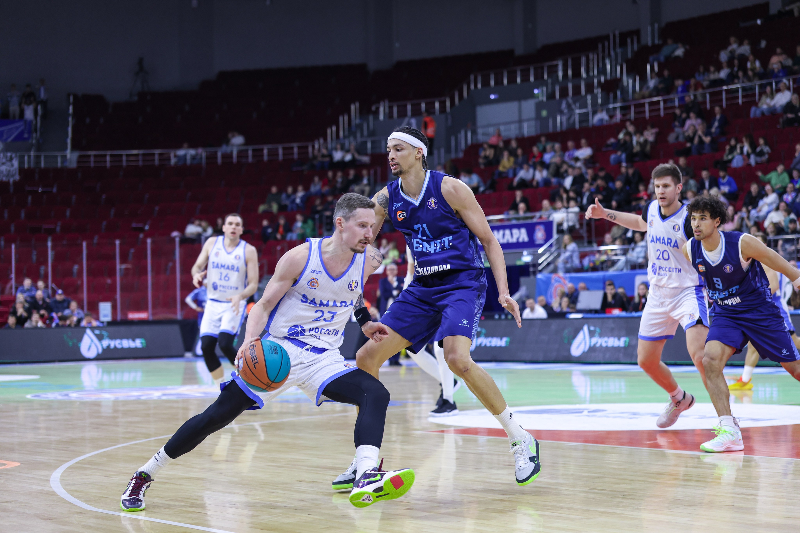 Баскетбол. Самара — Зенит. Единая лига ВТБ. Спортивный фотограф в Самаре