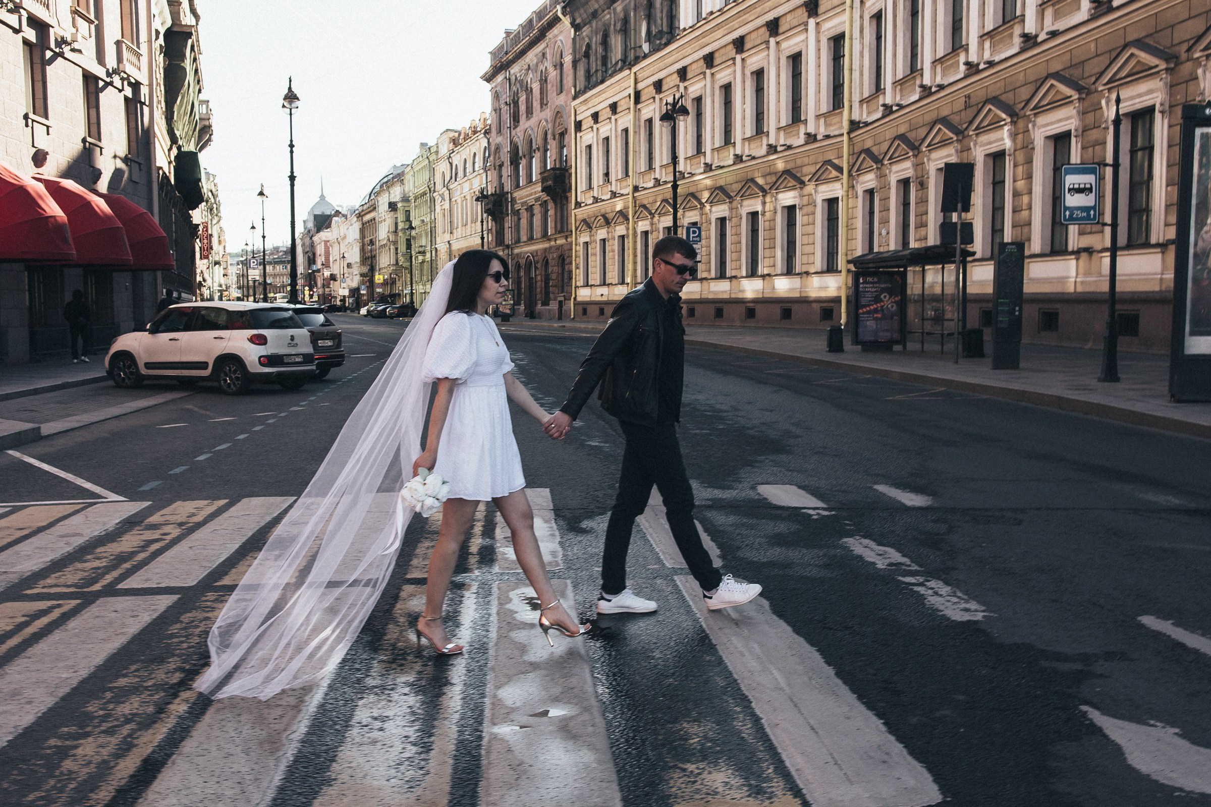 Свадебная прогулка по Петербургу Женя+Женя. Фотограф в Санкт-Петербурге Аня Григорьева ♡