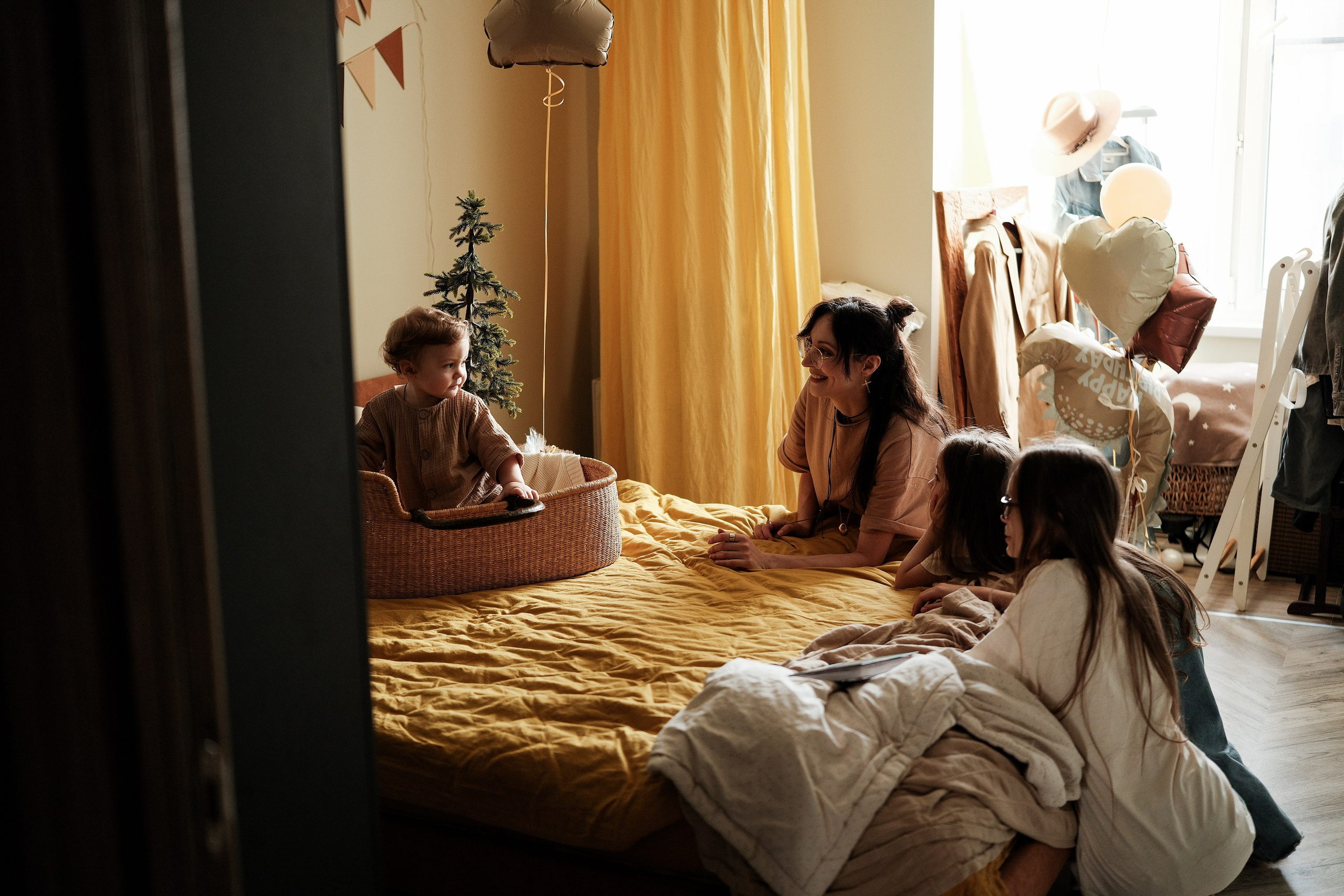 Годик Мирону. Семейный детский ньюборн фотограф в Москве Марта Петрова