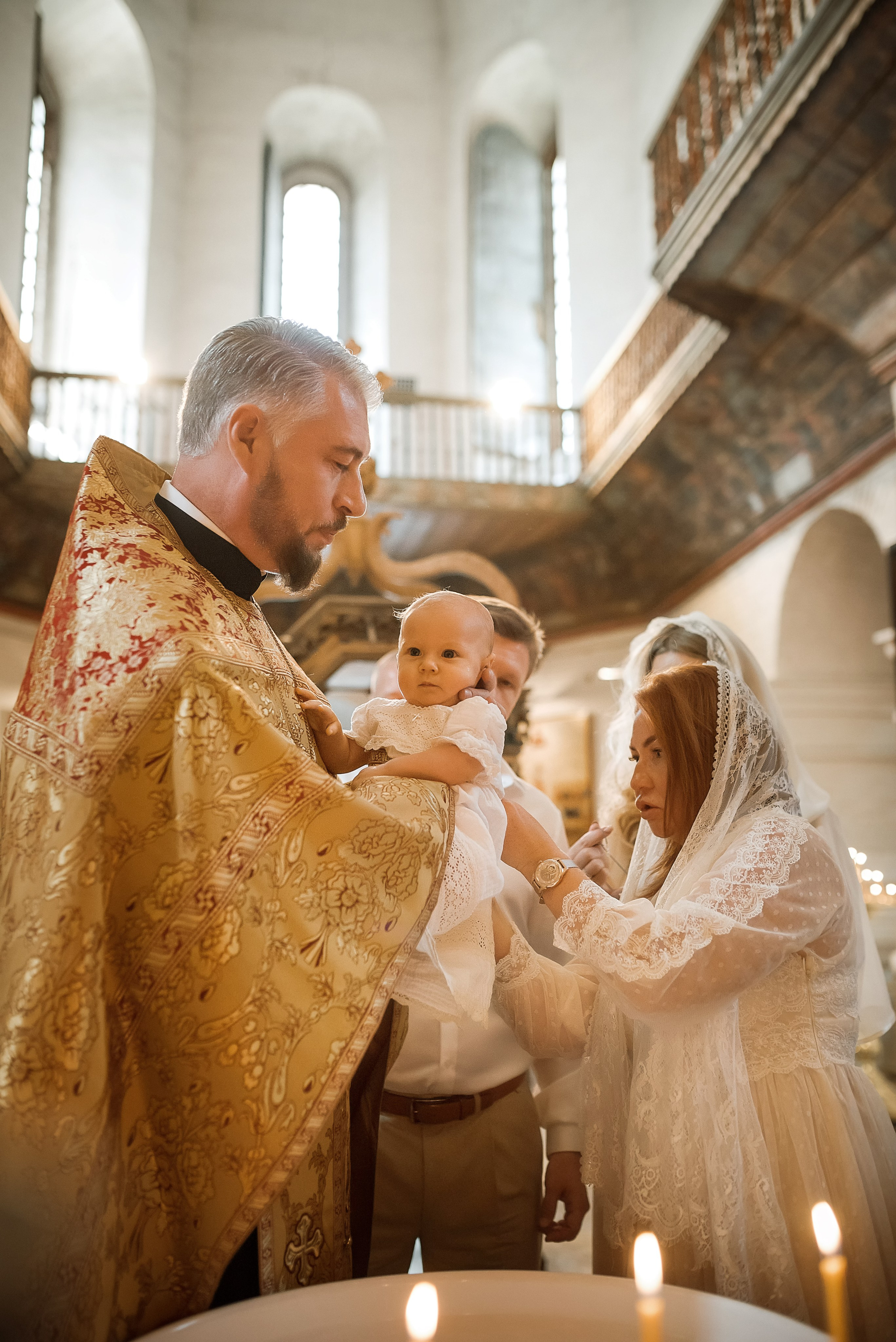 Крещение Софии в Воскресенском соборе. Семейный фотограф в Ростове-на-Дону Татьяна Литвинова