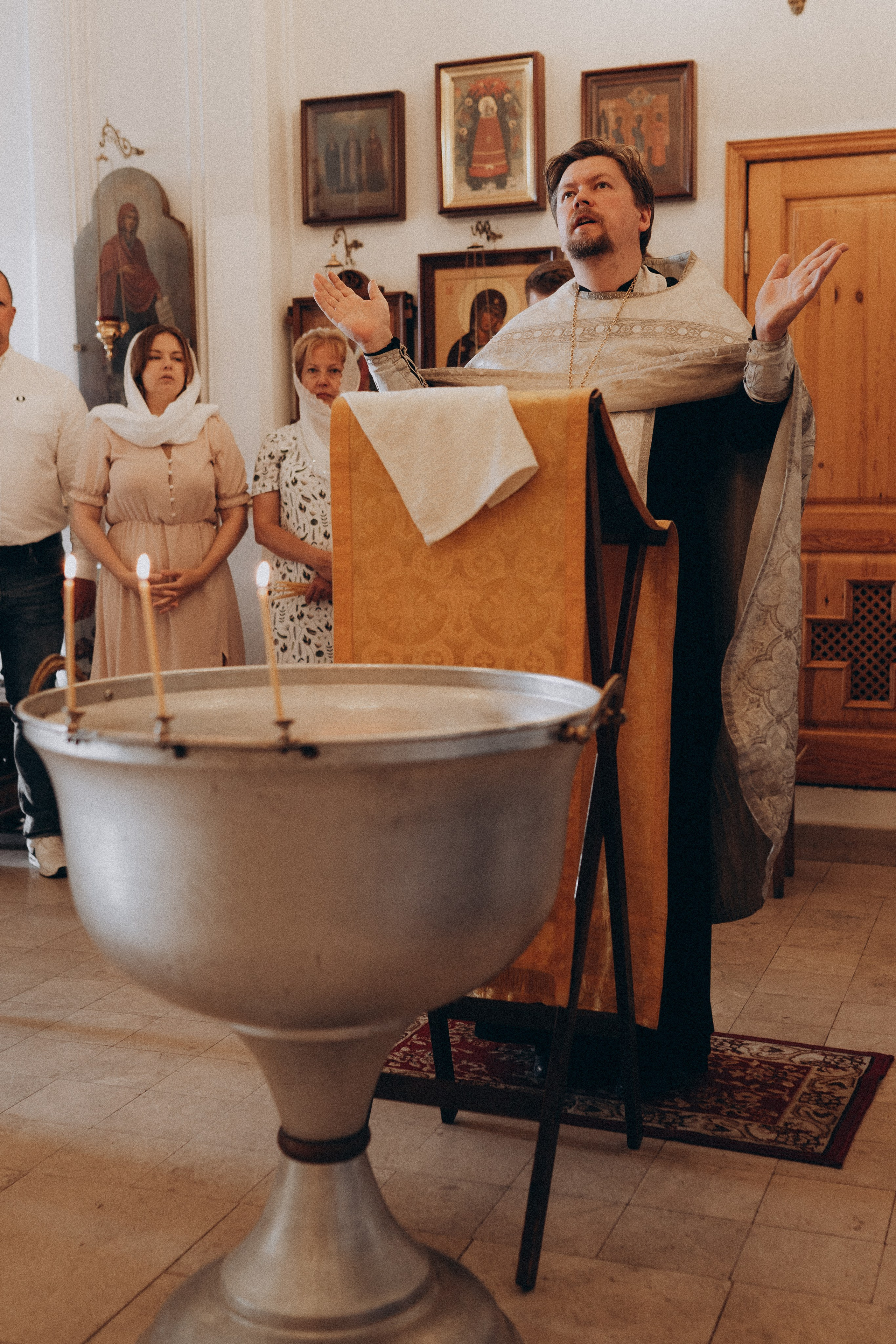 Крещение Димы. Фотограф Торопец Кристина Абрамова Kanwellia photography