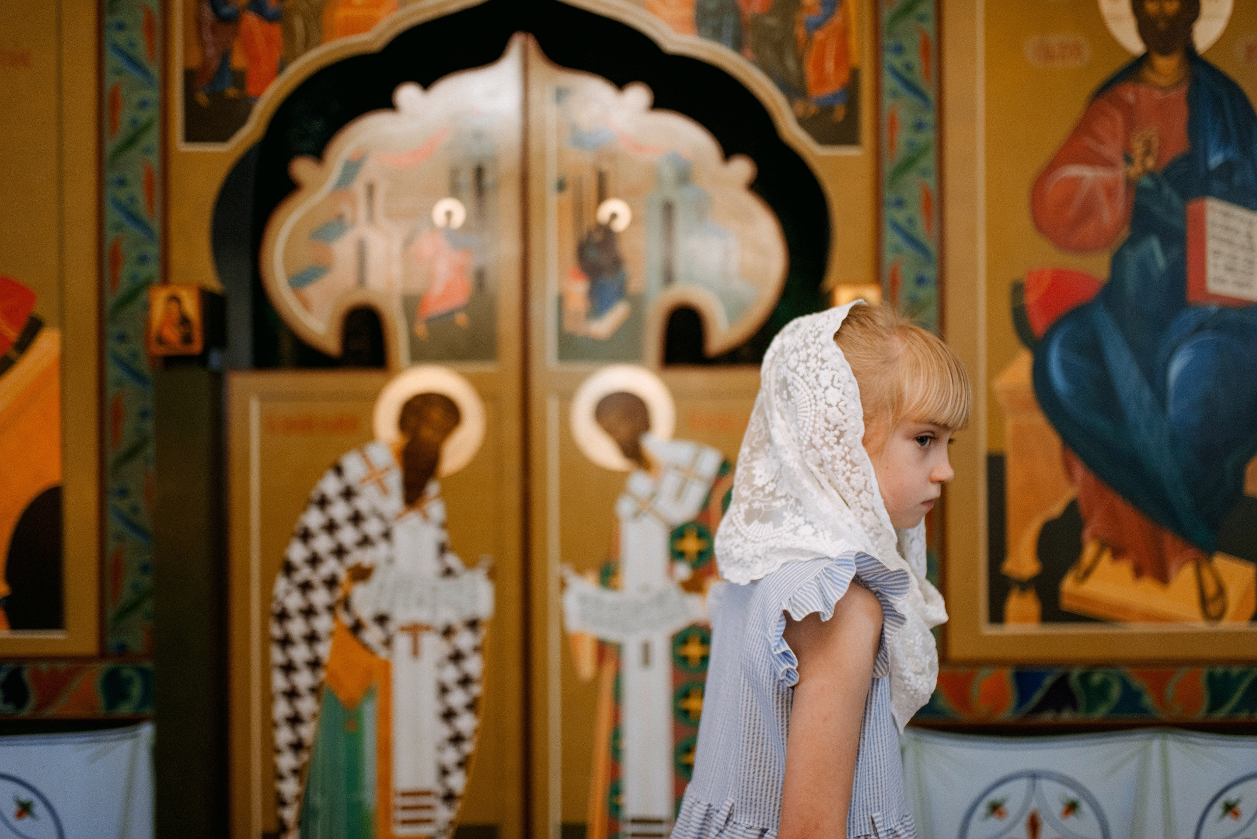 Крещение Даши и Алены. Семейный документальный фотограф в Волгограде Мариэта Додина