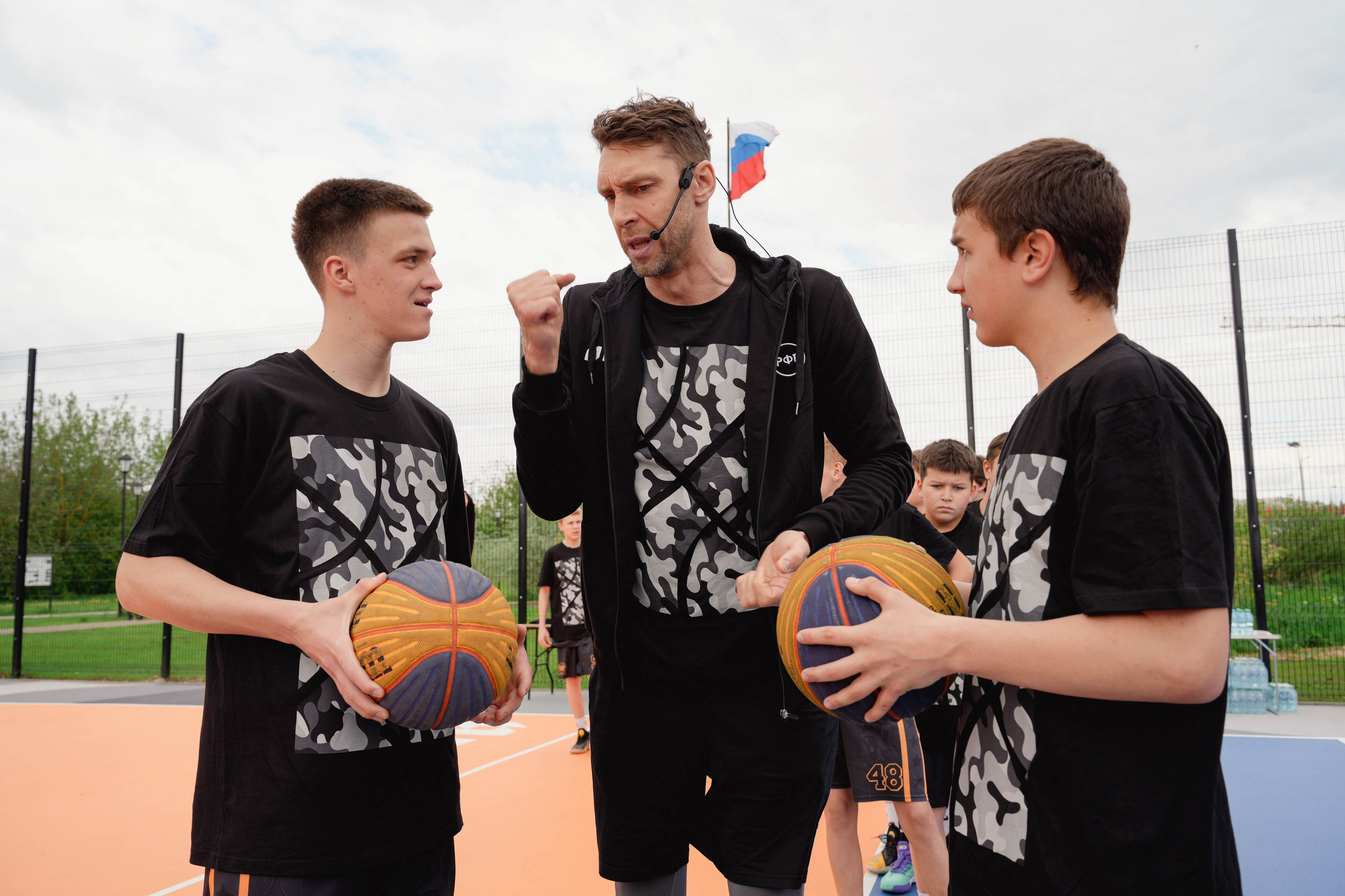 Открытие Центра уличного баскетбола. Спортивный и репортажный фотограф в Иваново Сергей Силкин