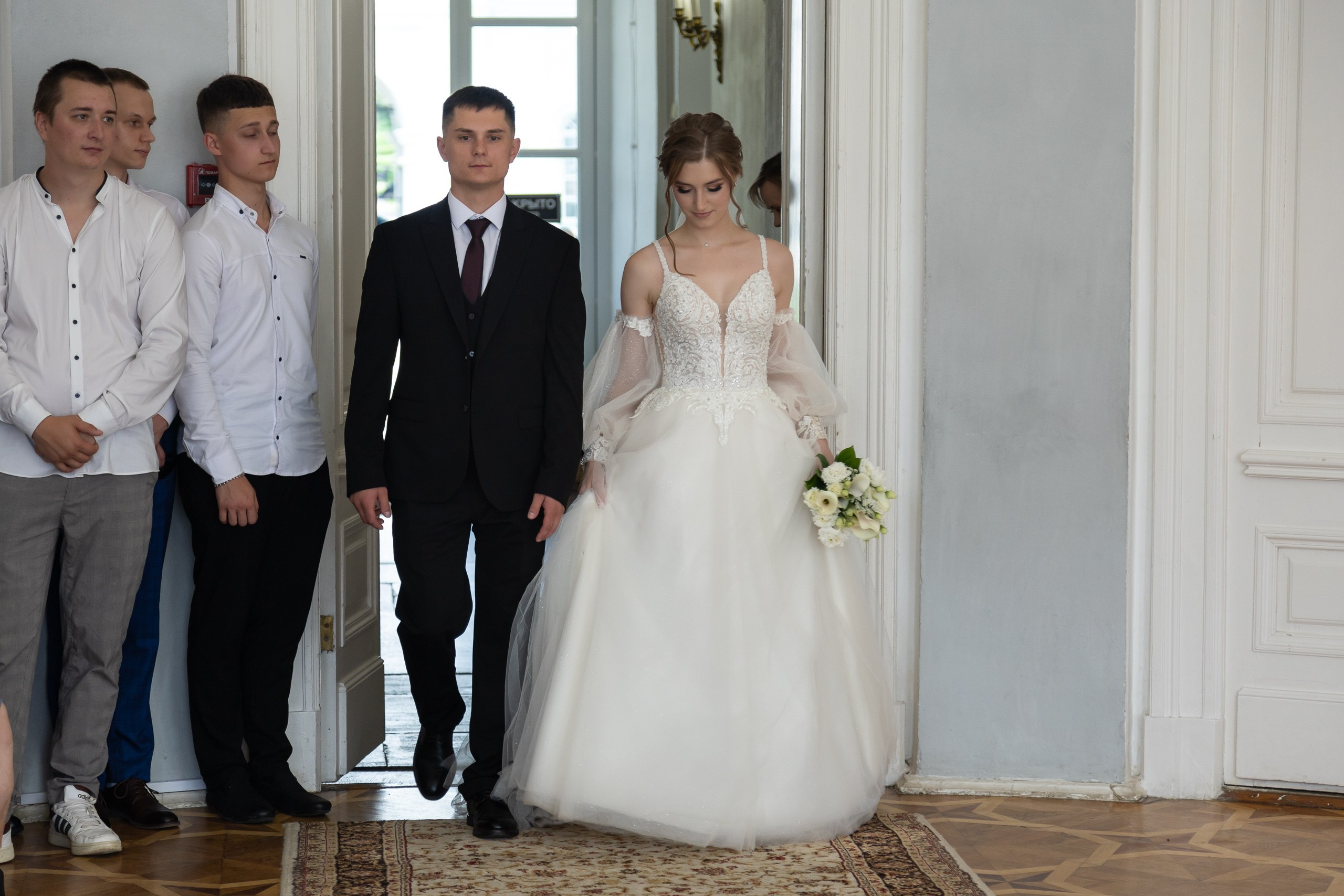 Регистрация брака. Свадебная фотосъёмка в Москве, Туле