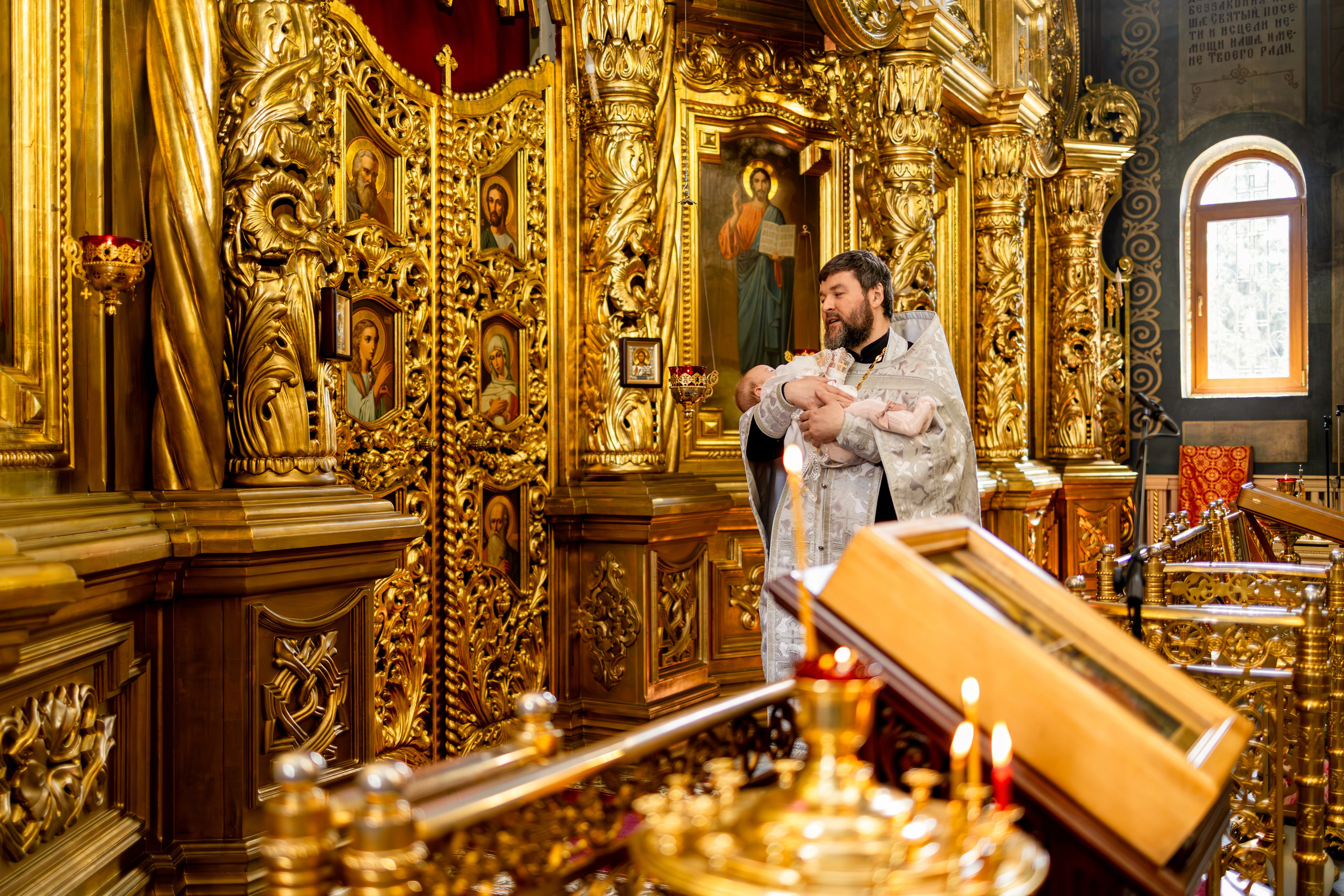 Крещение Ника. Фотограф Виктория Кравец