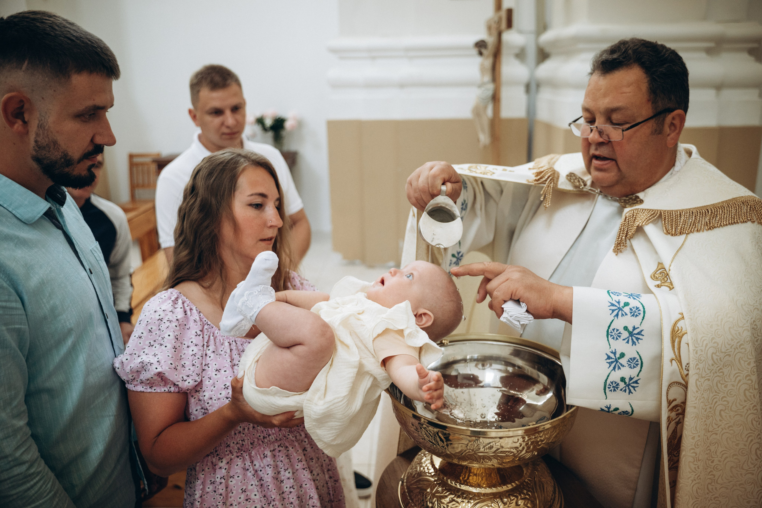 Крещение Леи (костёл в Заславле). Семейный фотограф в Минске Дарья Дреко