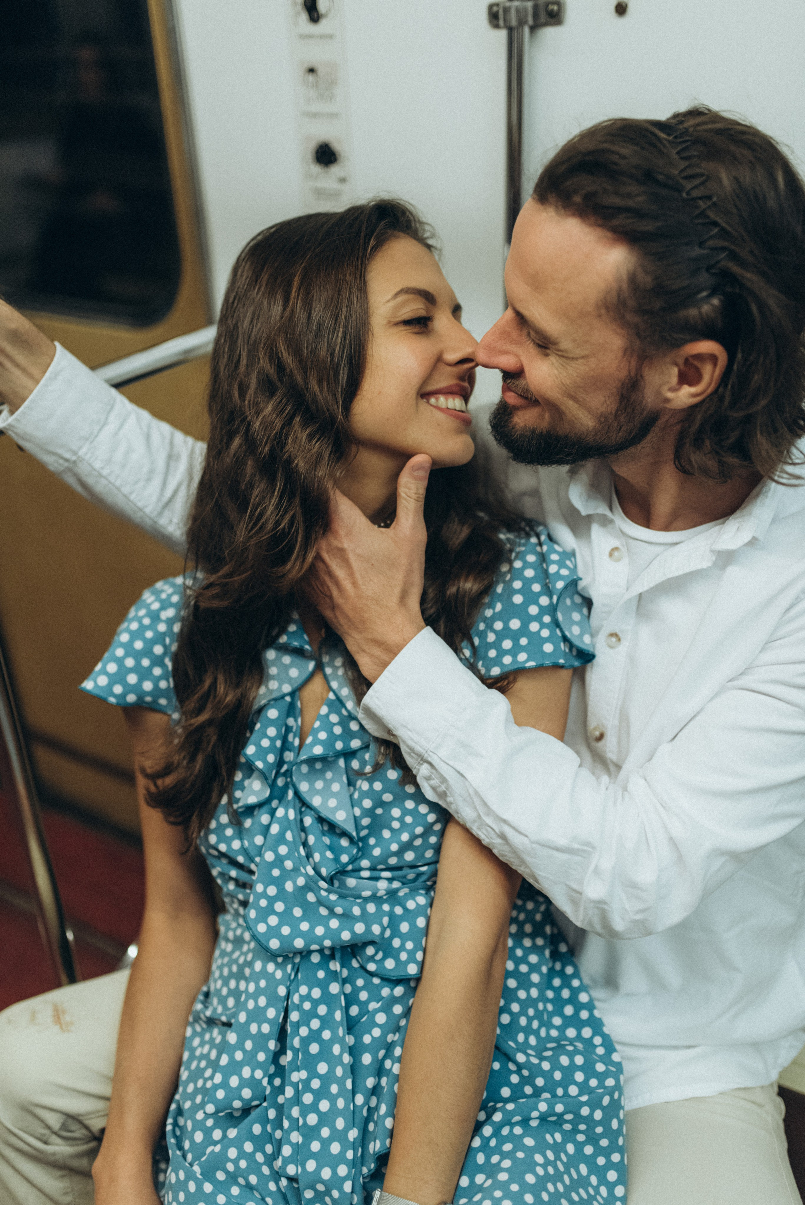 Lovestory в метро. Семейный фотограф в Москве Екатерина Север