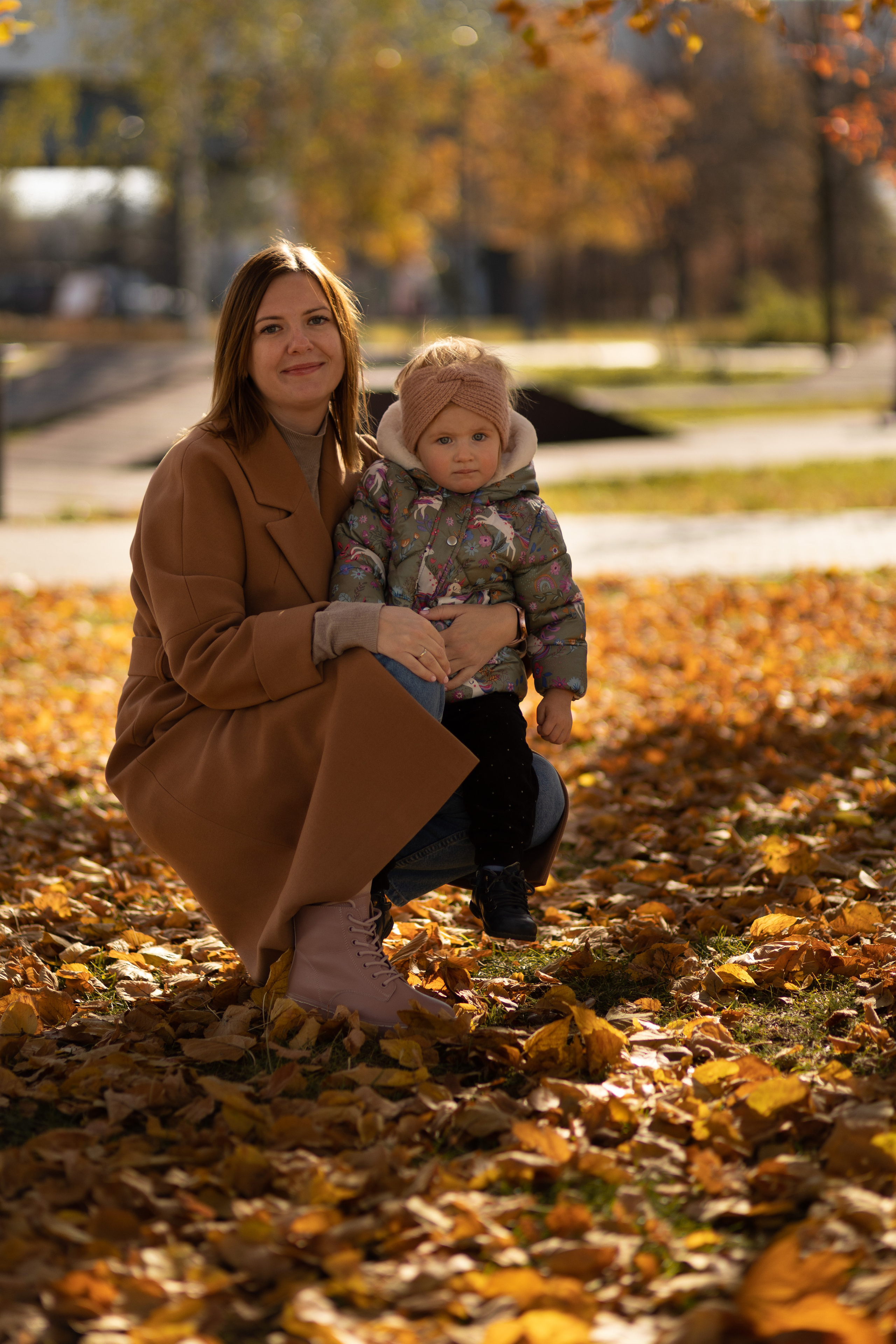 Золотая осень: Маша и Антон, Соня и Алёнка. Семейный и детский фотограф В Москве Парамонова Екатерина