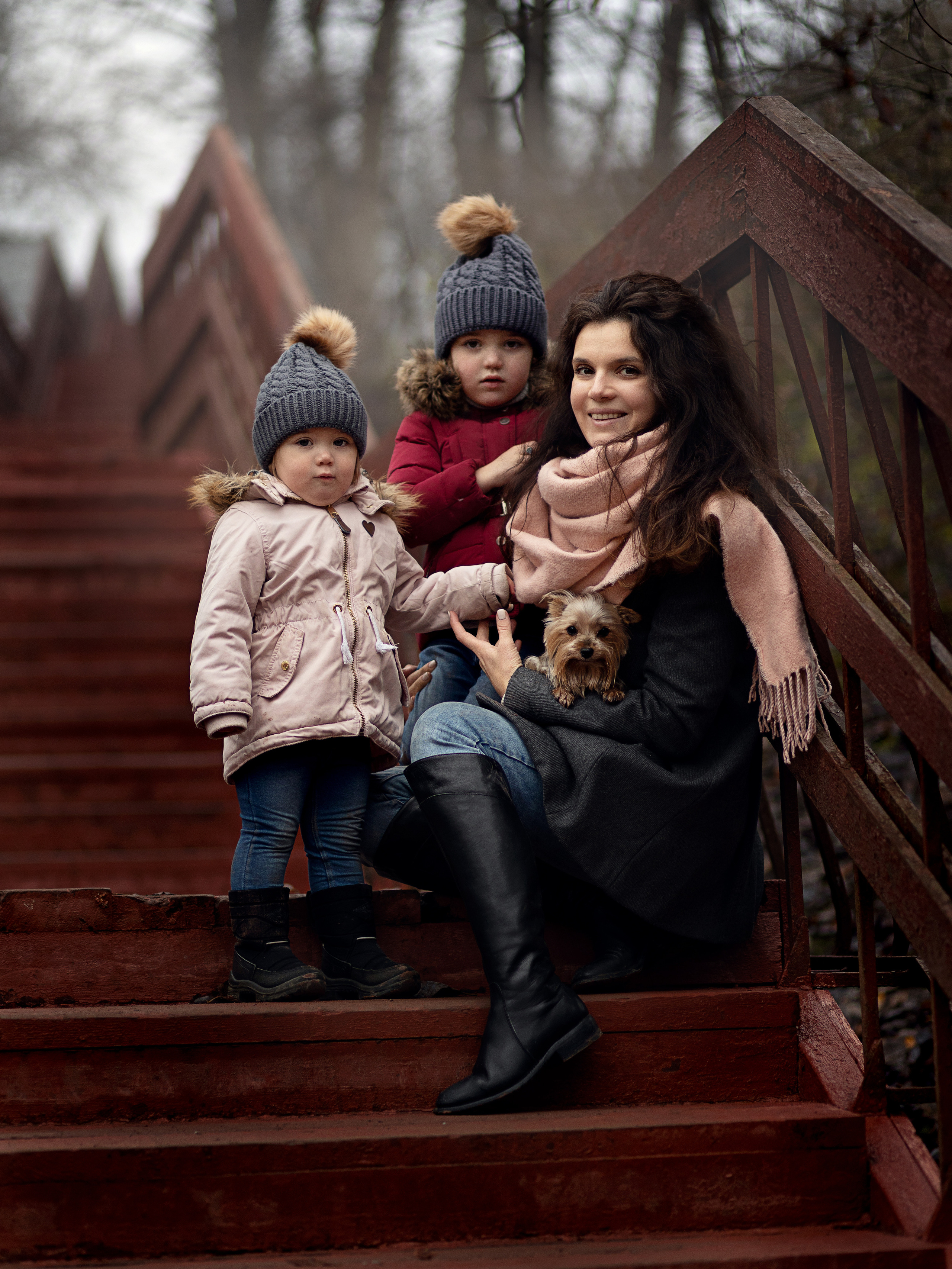 Межсезонье: Катя, Лиза и Вика, Хлоя. Семейный и детский фотограф В Москве Парамонова Екатерина