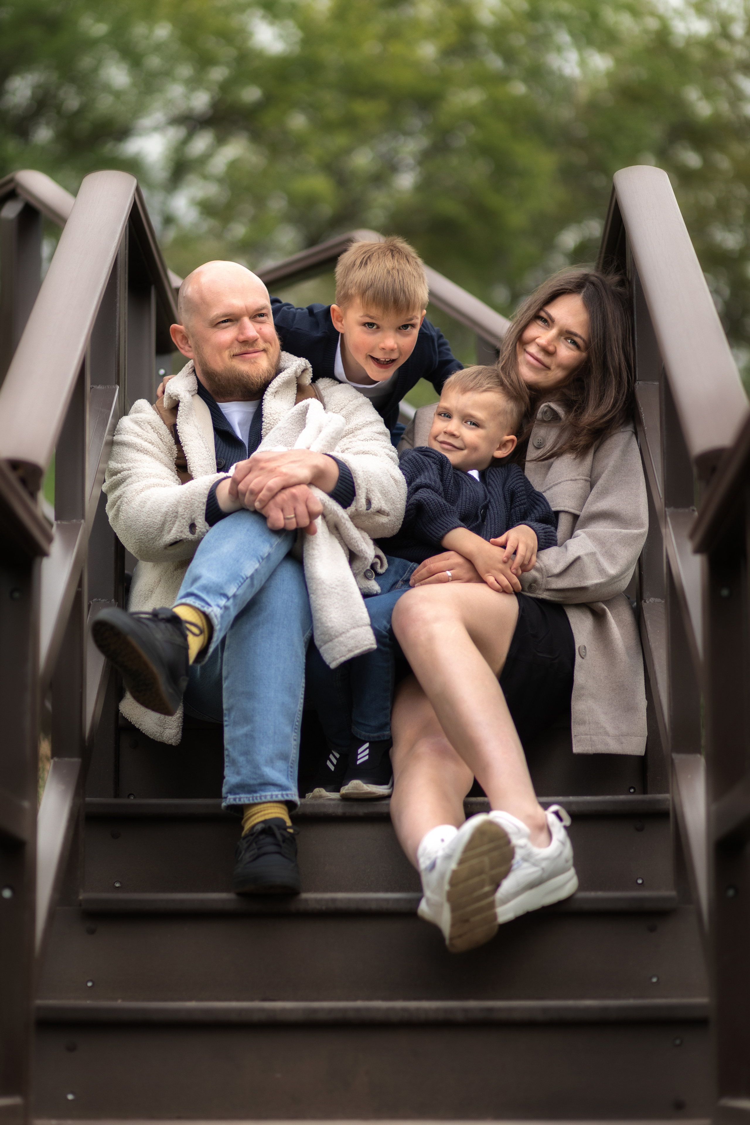 Весна: Таня, Максим, Владимир и Всеволод. Семейный и детский фотограф В Москве Парамонова Екатерина