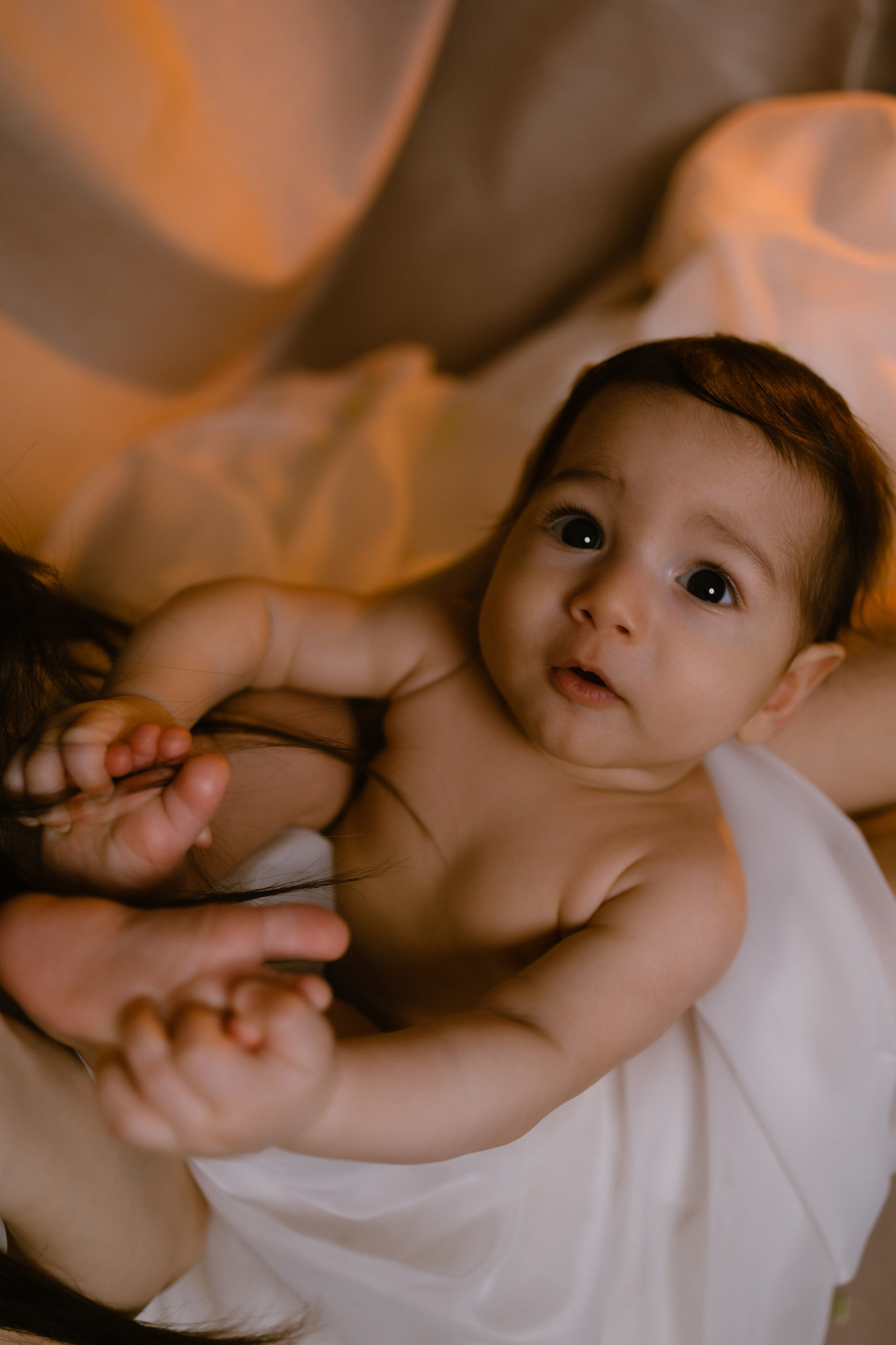 Вера и Арон, мама с малышом. Семейный и свадебный фотограф в Самаре Анастасия Воропаева