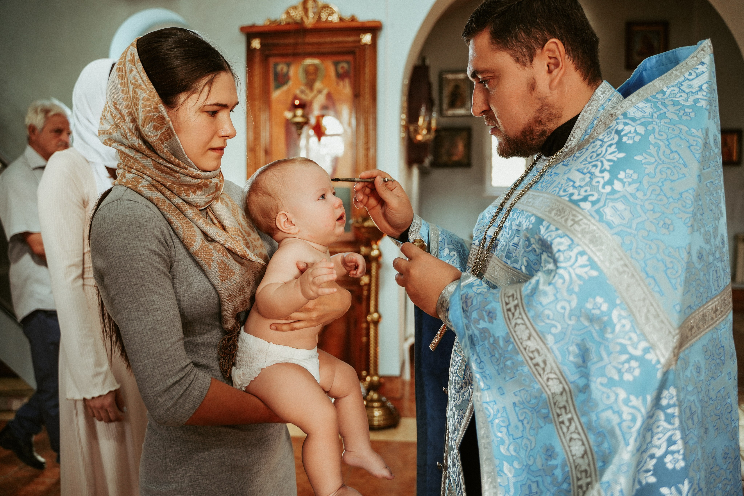 Таинство крещения. Семейный фотограф в Волгодонске Анастасия Шипилова