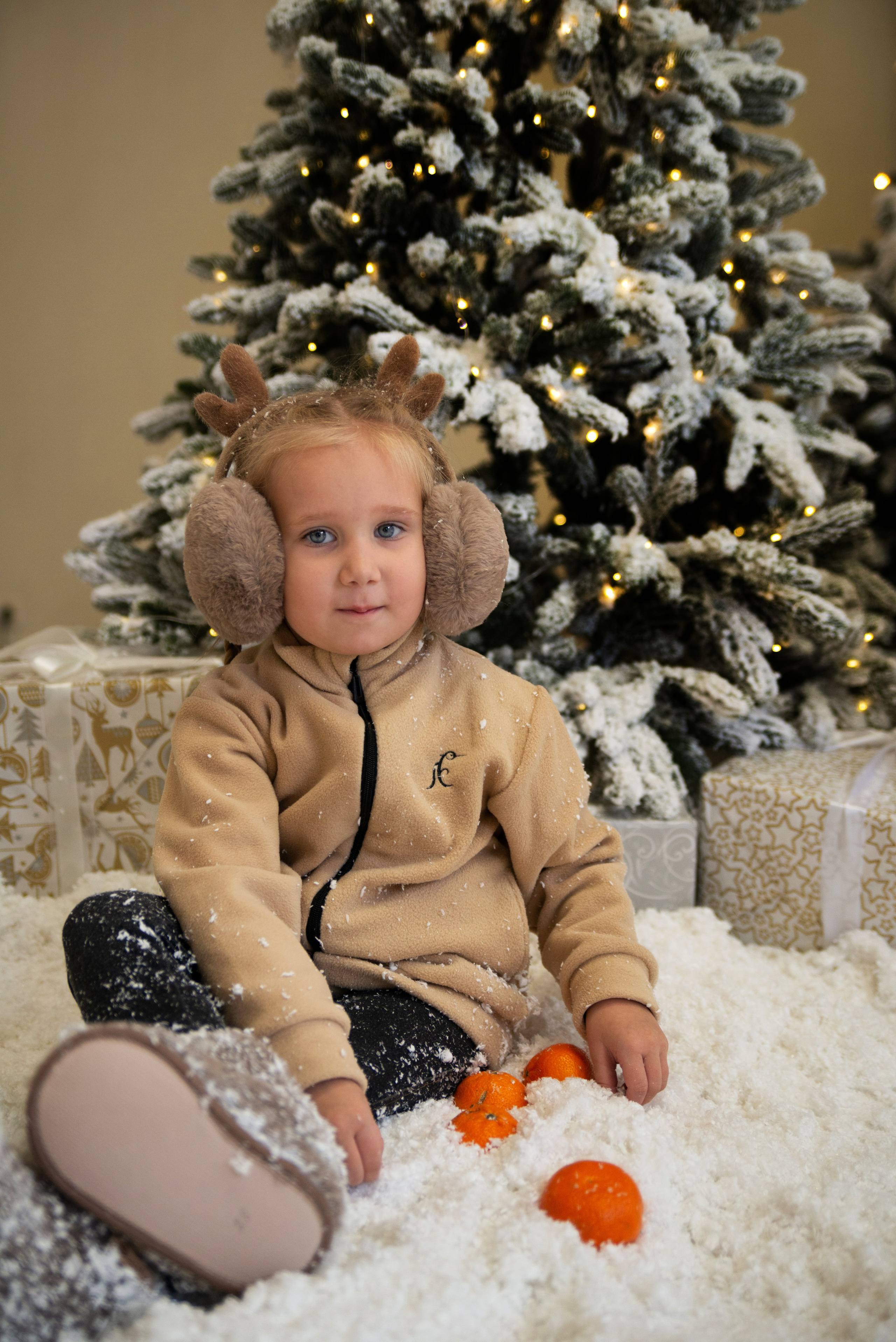 Дети в снежной студии. Фотограф и дизайнер в Москве Екатерина Лобачева