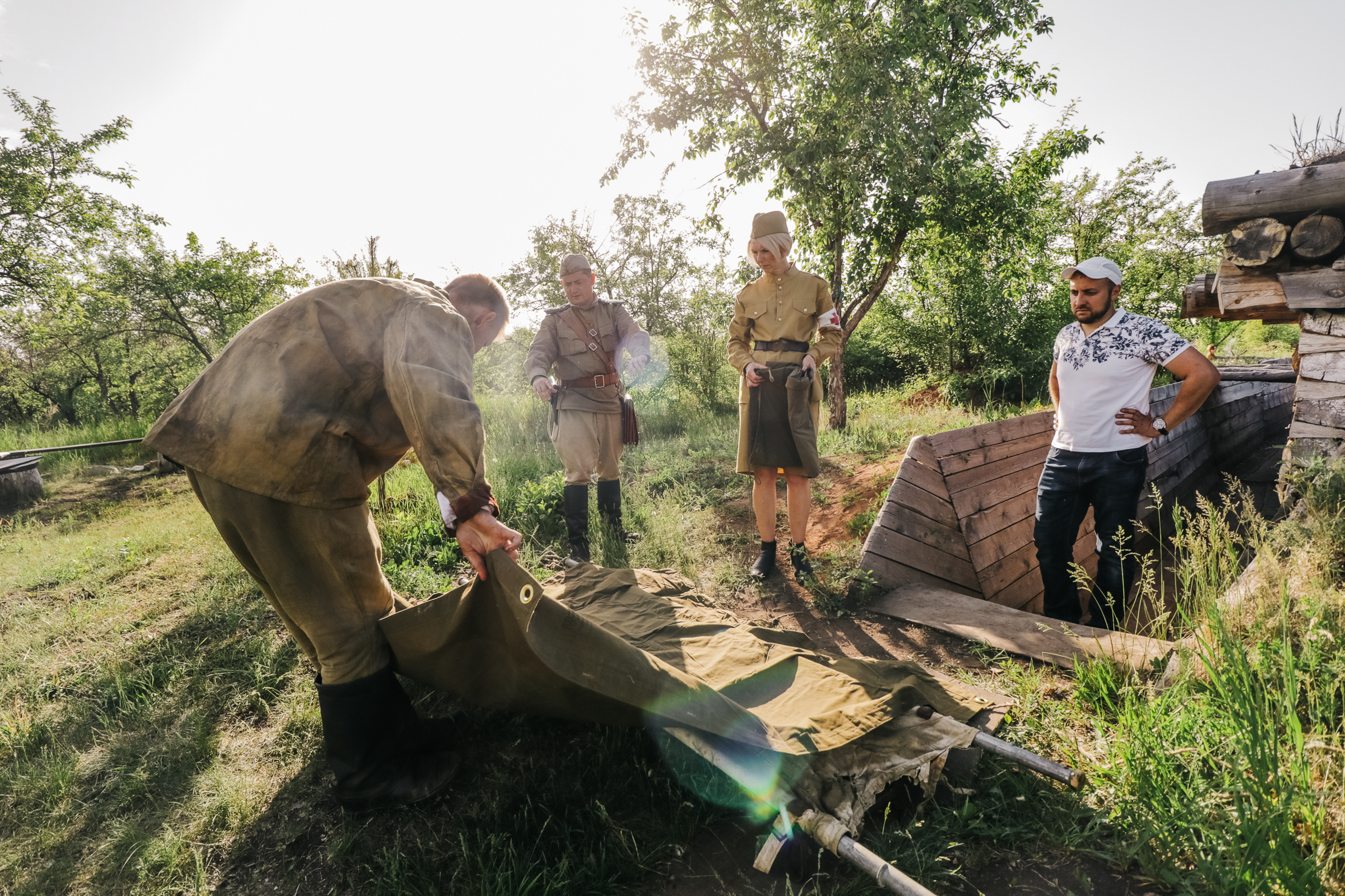 Съемки короткометражного фильма о войне. Свадебный фотограф Екатеринбург/Челябинск — Любовь Волохова