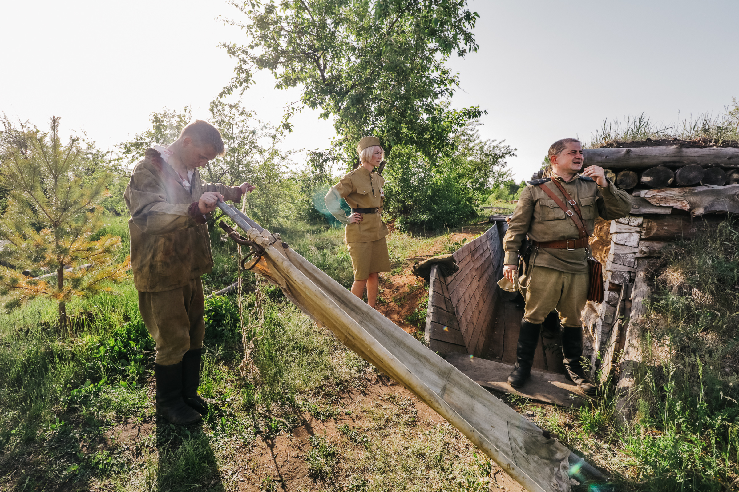 Съемки короткометражного фильма о войне. Свадебный фотограф Екатеринбург/Челябинск — Любовь Волохова