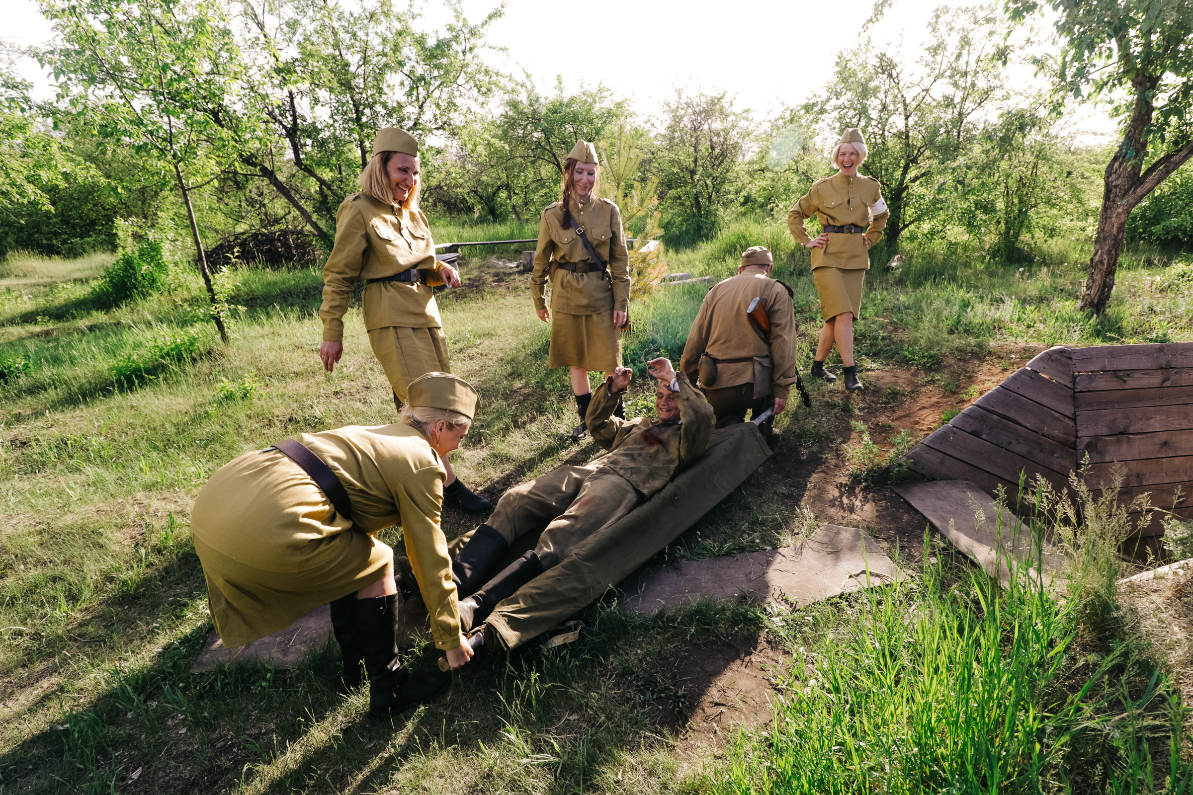 Съемки короткометражного фильма о войне. Свадебный фотограф Екатеринбург/Челябинск — Любовь Волохова