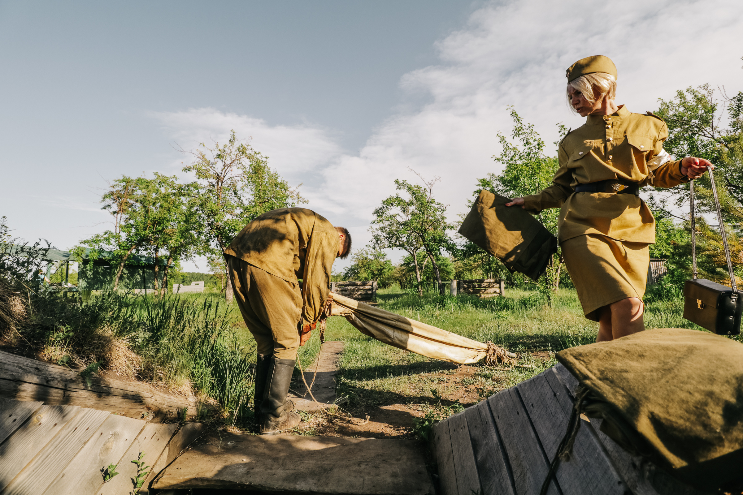 Съемки короткометражного фильма о войне. Свадебный фотограф Екатеринбург/Челябинск — Любовь Волохова