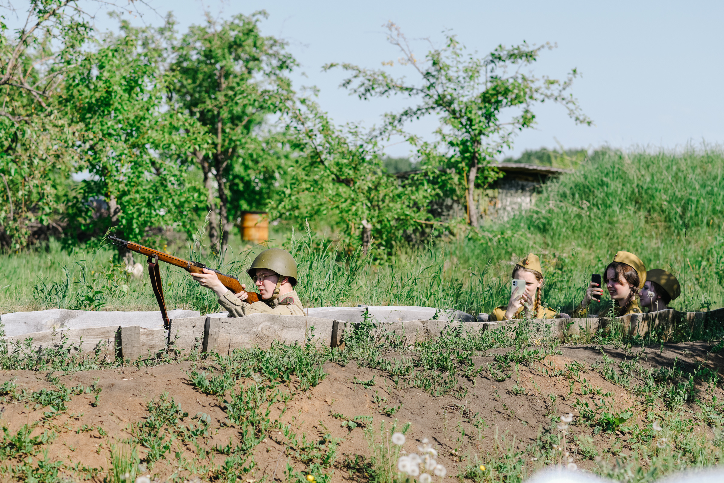 Съемки короткометражного фильма о войне. Свадебный фотограф Екатеринбург/Челябинск — Любовь Волохова