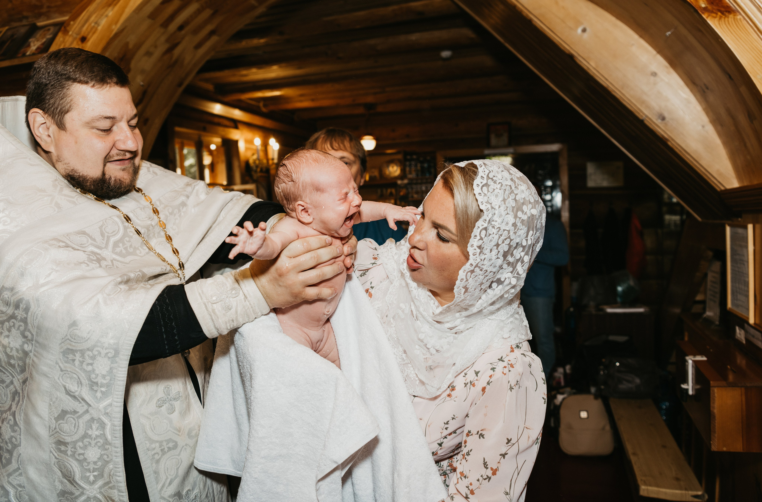 Крещение Елизаветы. Фотограф на выписку из роддома в Москве и МО