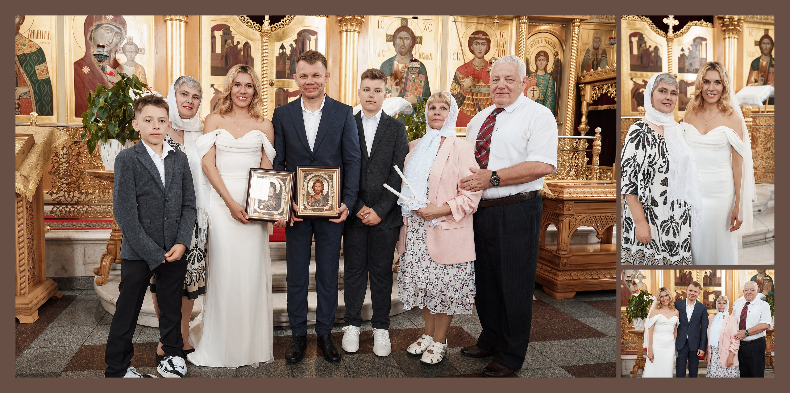 Храм Святого Великомученика Георгия Победоносца на Поклонной Горе, венчание 