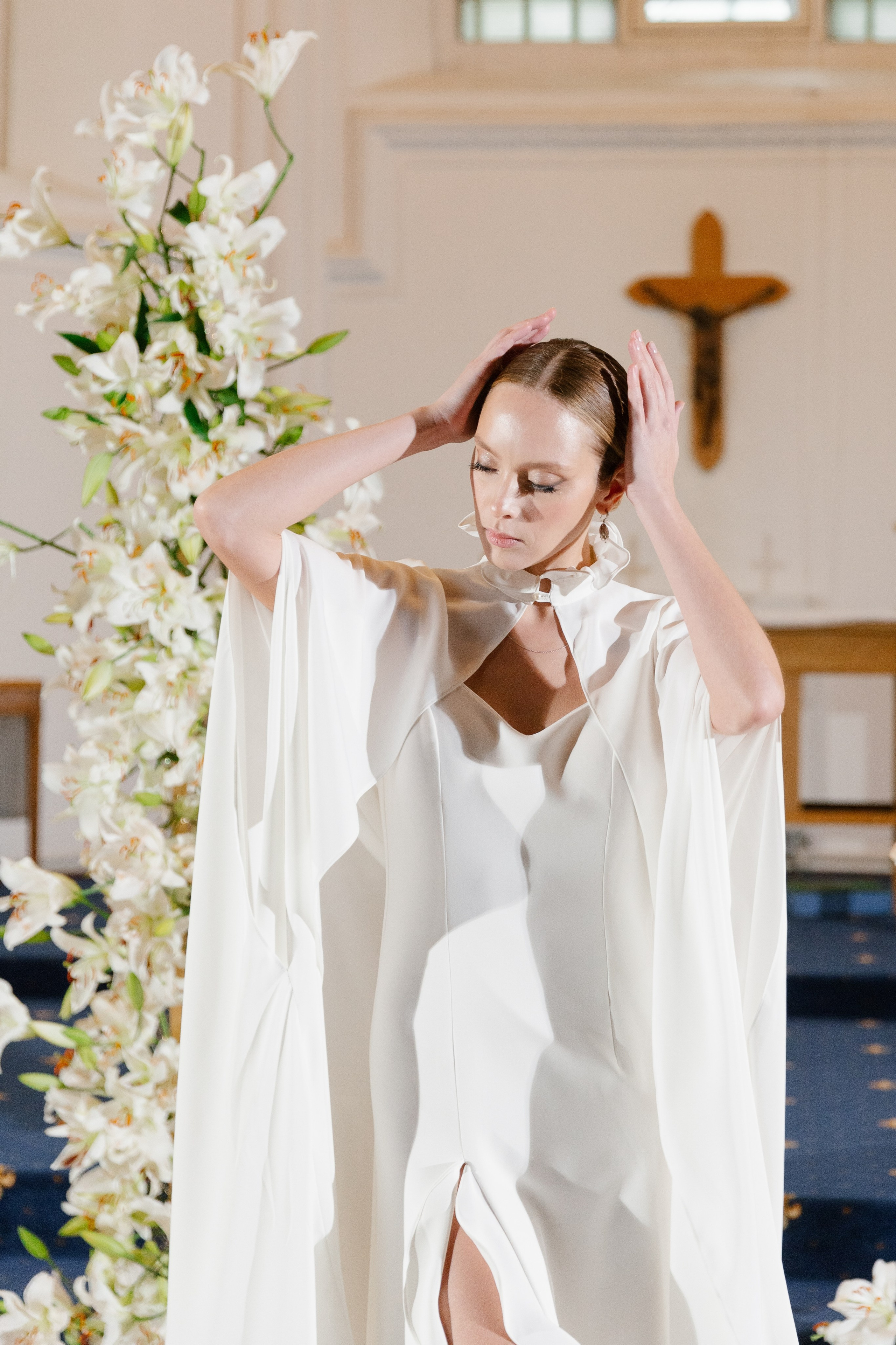 Съёмка в католической церкви. Свадебный фотограф Полина Панина