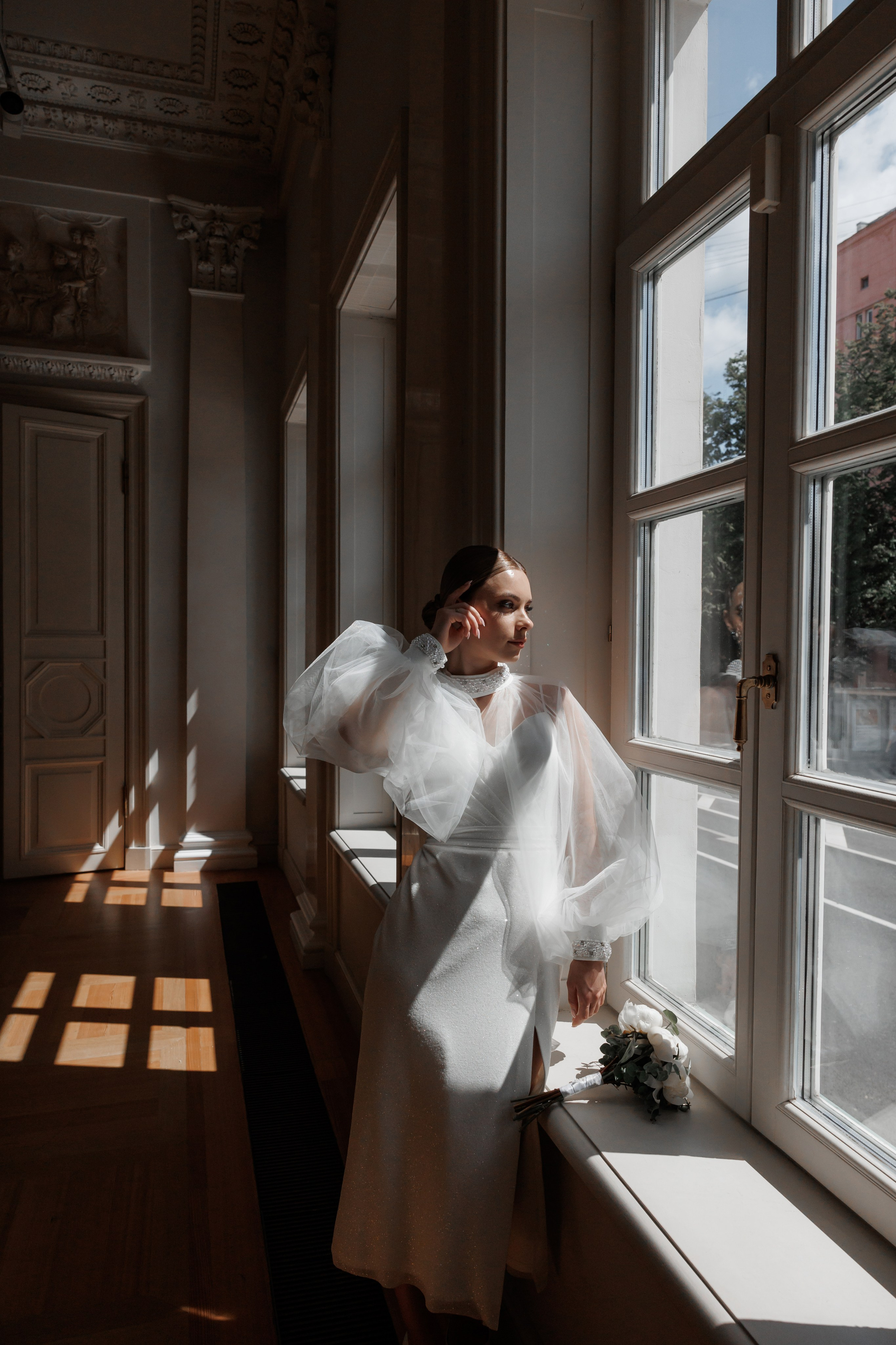 Анна и Сергей, Особняк Муравьевых-Апостолов, прогулка по ВДНХ, ресторан «Домик в саду». Свадебный и репортажный фотограф (Москва, Королев и другие)