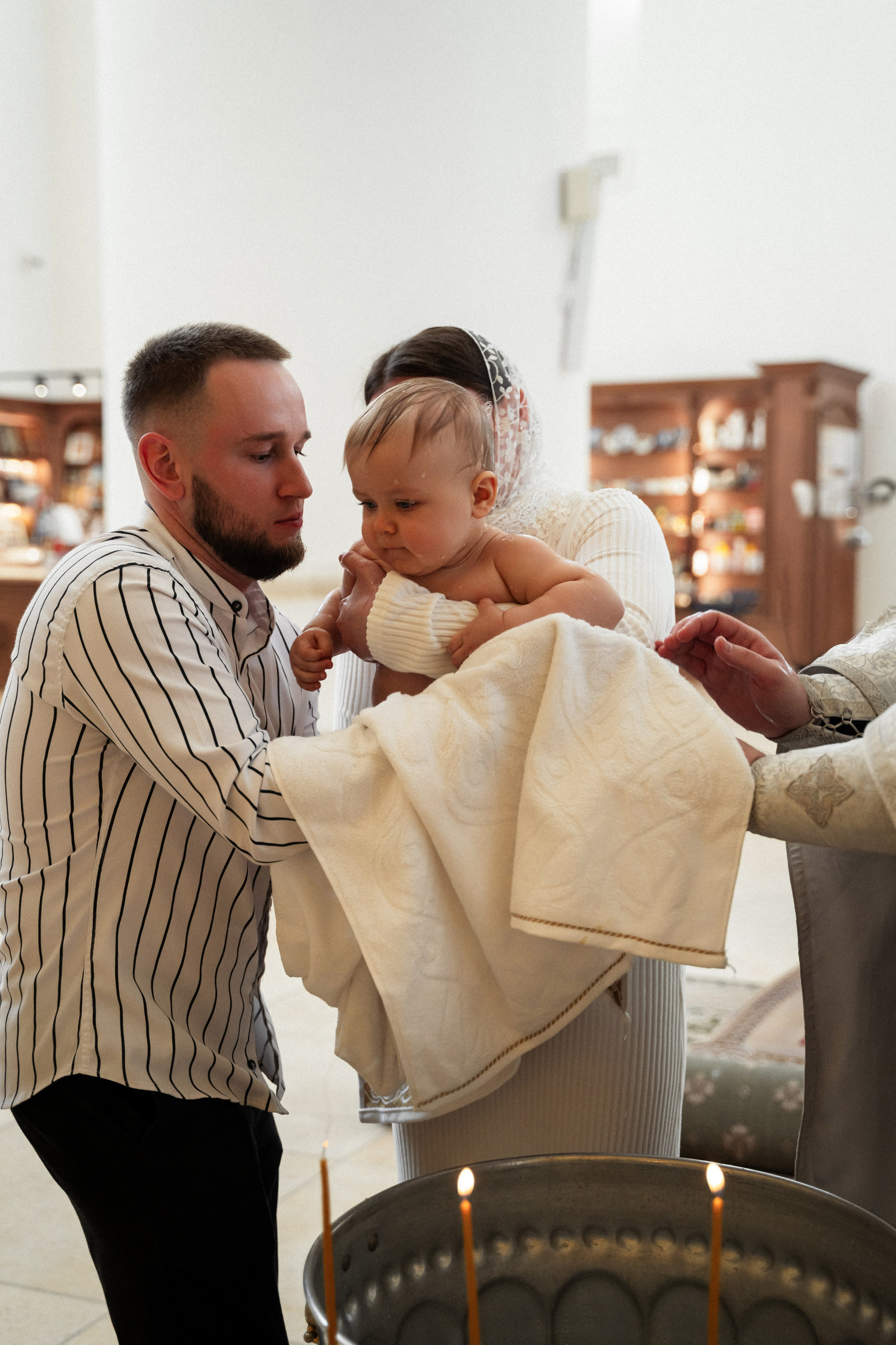 Крещение Макара. Фотограф Алина Филимонова Тверь