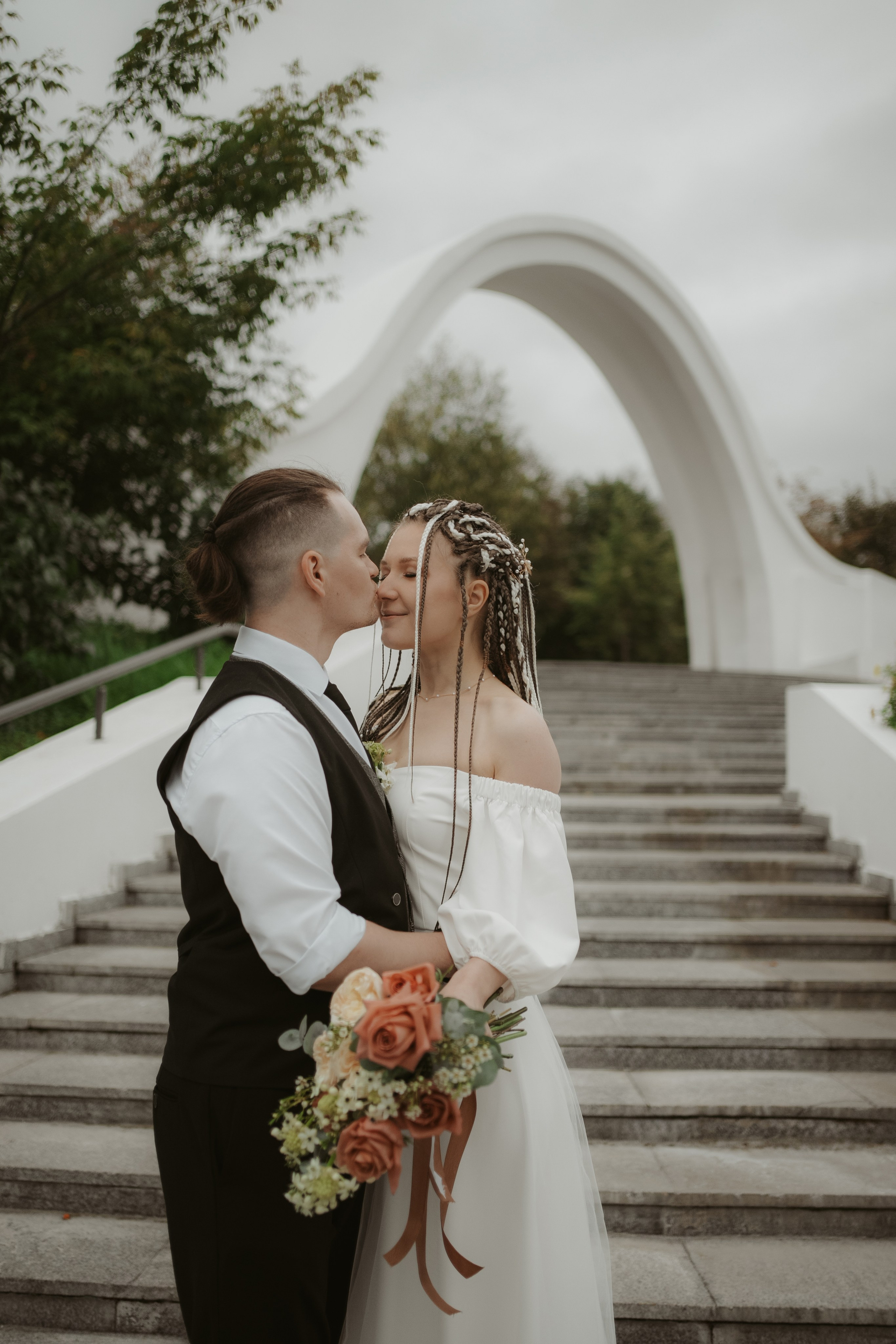 Женя и Рита, свадебная прогулка по Казани. Портретный фотограф в Казани, Красной Поляне и Сочи Анна Кузнецова