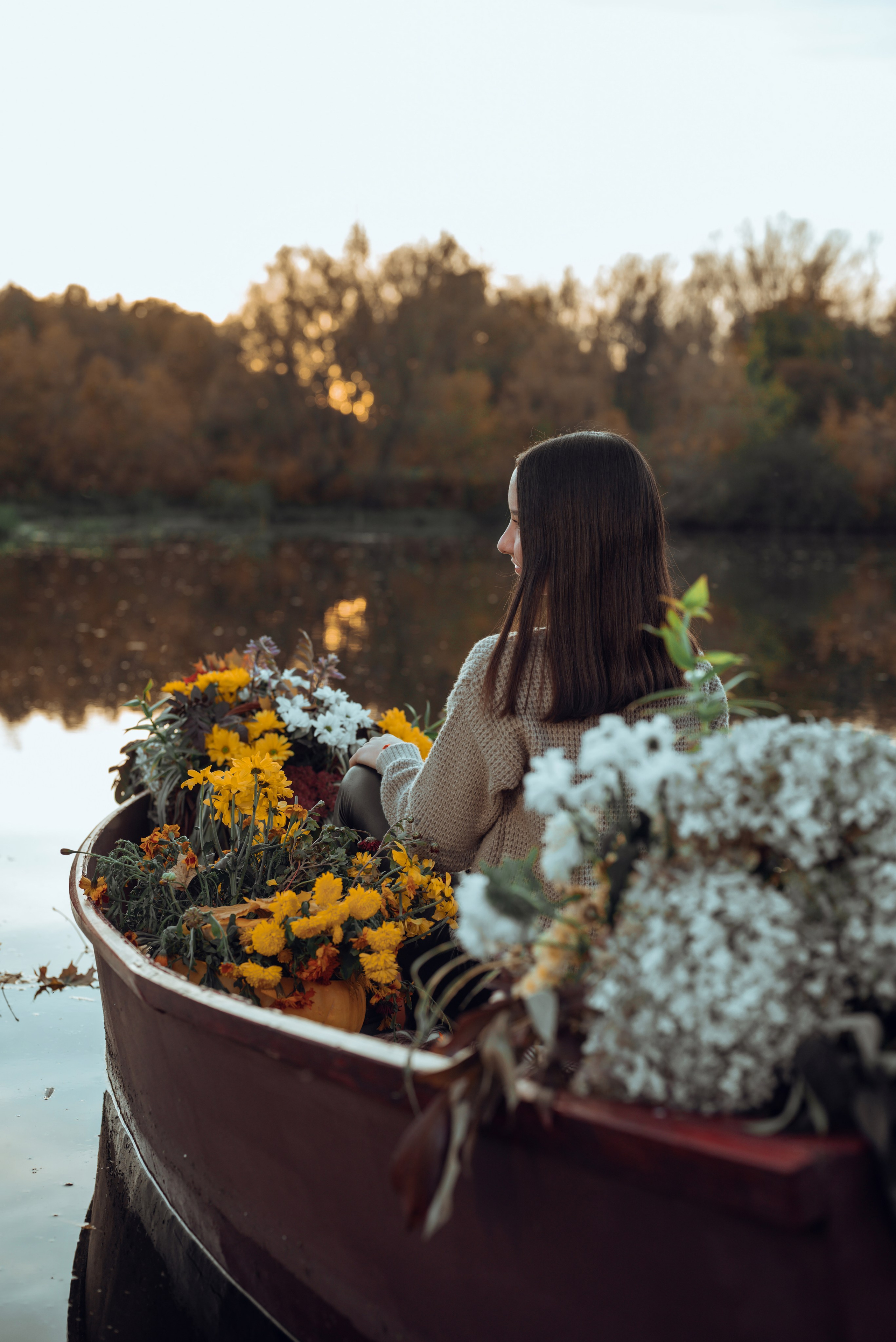 Фотопроект с осенней лодкой. Фотограф в городе Салават