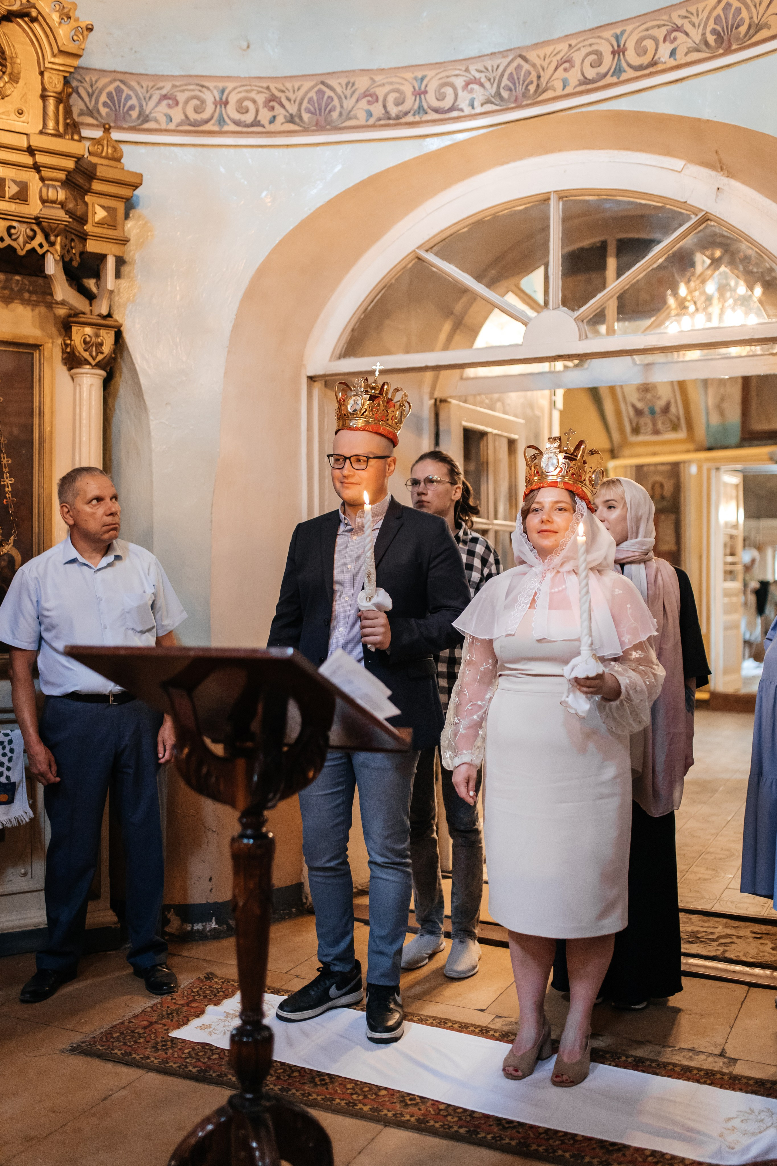 Венчание. Церковь Воздвижения Честного Креста Господня в Татаринцево. Фотограф Валерия Горбунова Подольск Бутово Видное Щербинка