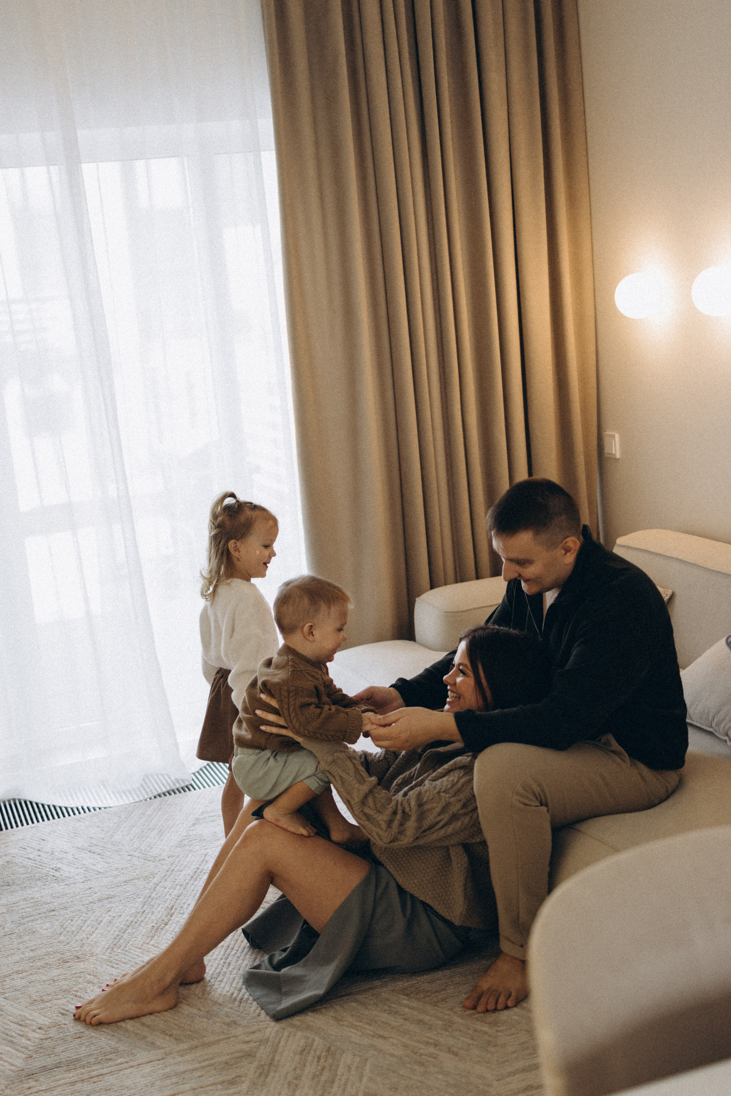 Новый года дома. Семейный и детский фотограф в Тюмени Вика Алленова