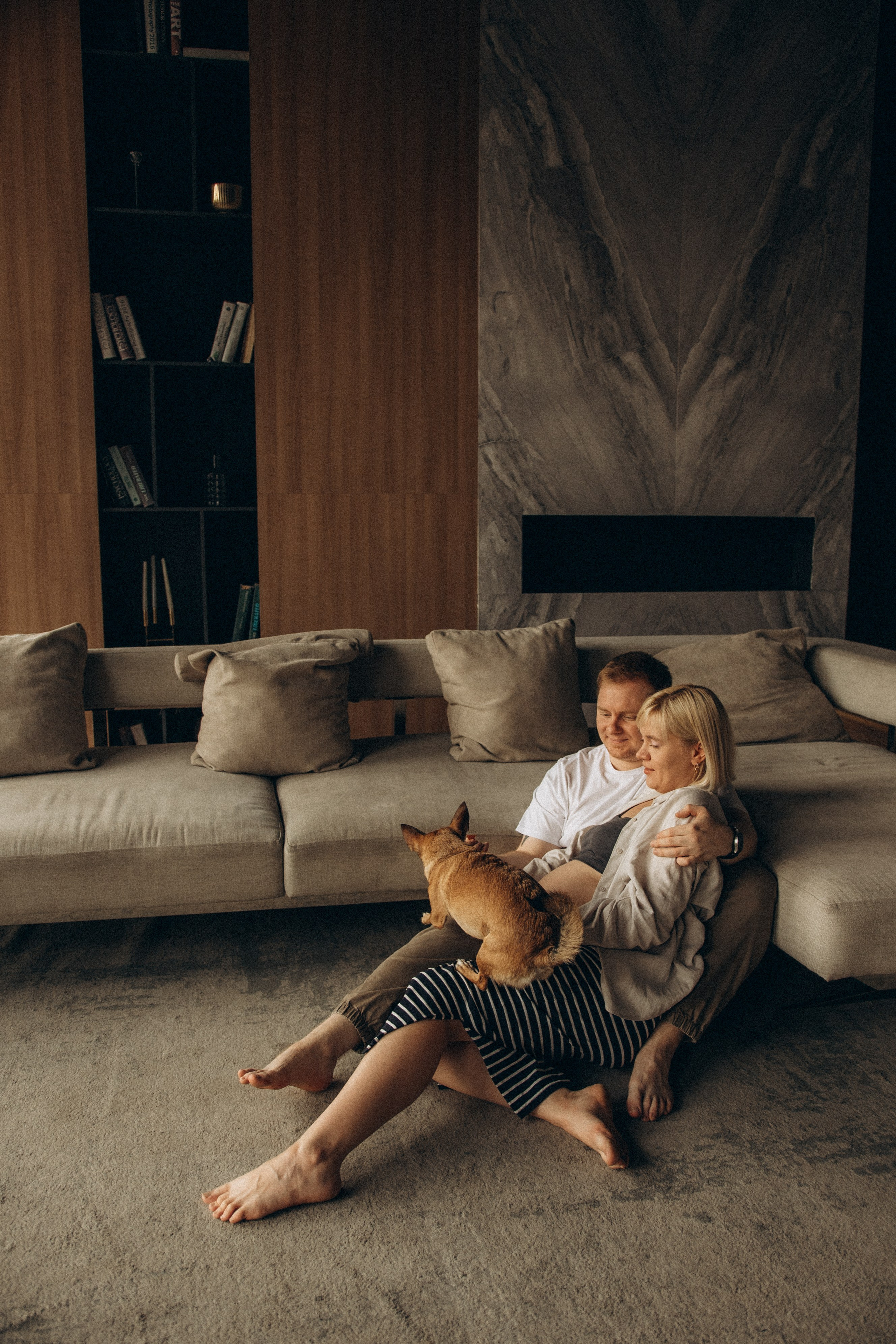 Алена, Антон и Гая. Гаврилова Настя семейный фотограф lifestyle в Москве