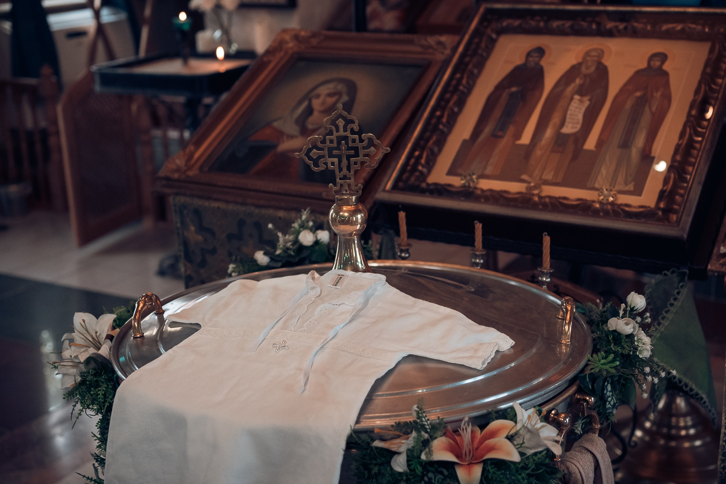 Крещение в храме Прп.Сергия Радонежского с. Орлиное. Церковный фотограф Севастополь