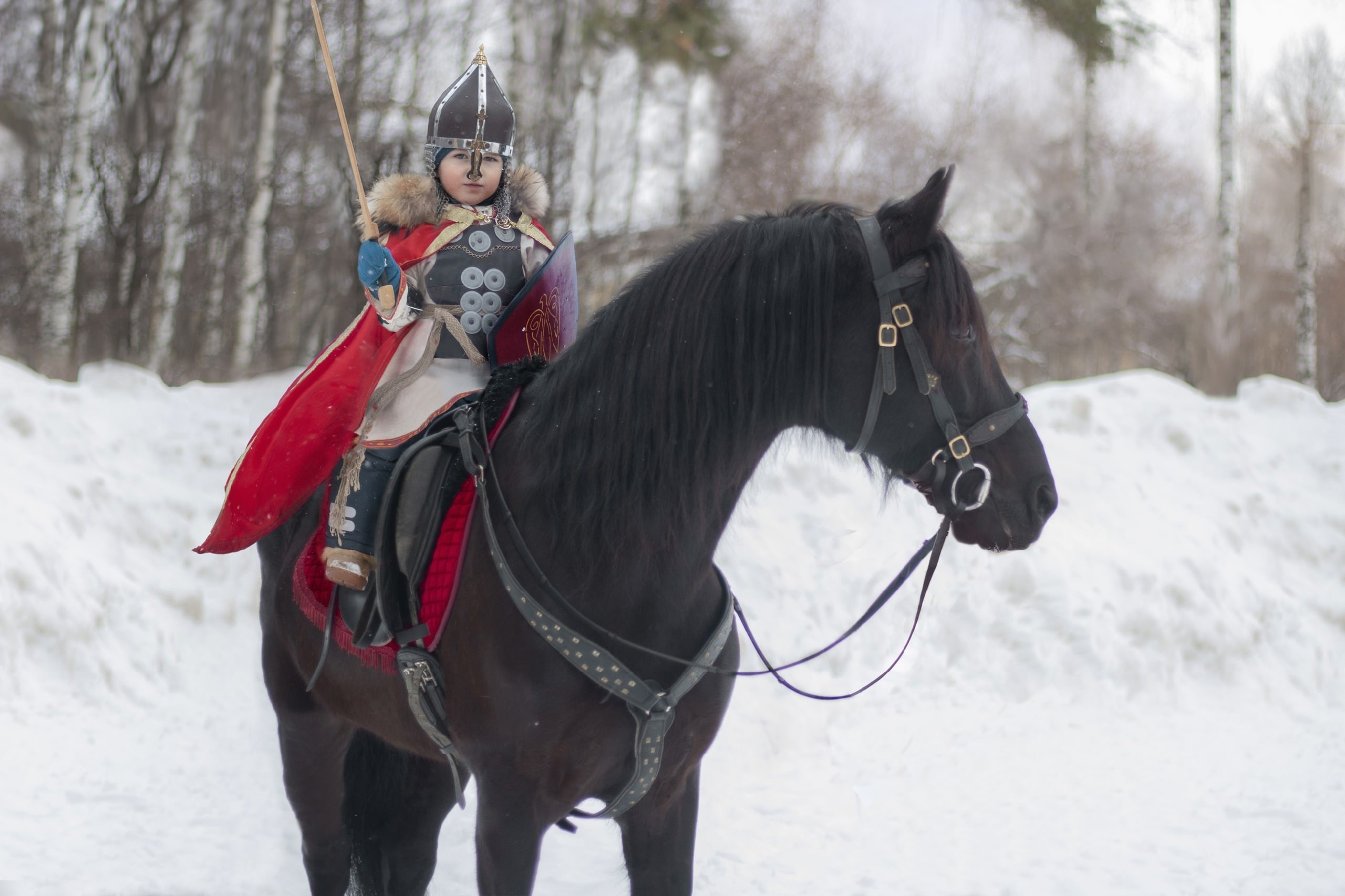 Детская фотосессия от 3х до 12 лет. Фотосессия с лошадьми