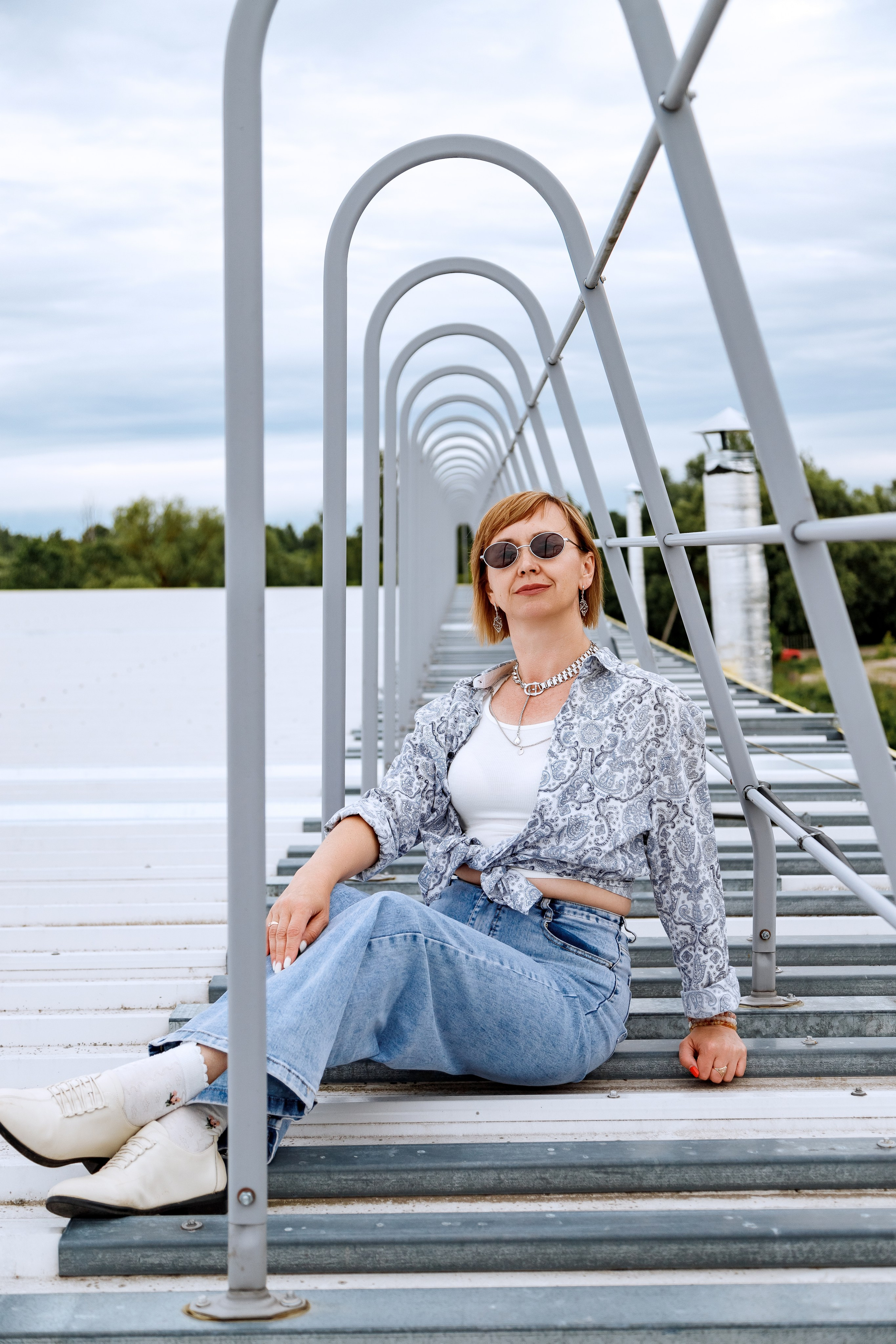 Стильные городские съемки, ракурсы, линии, геометрия