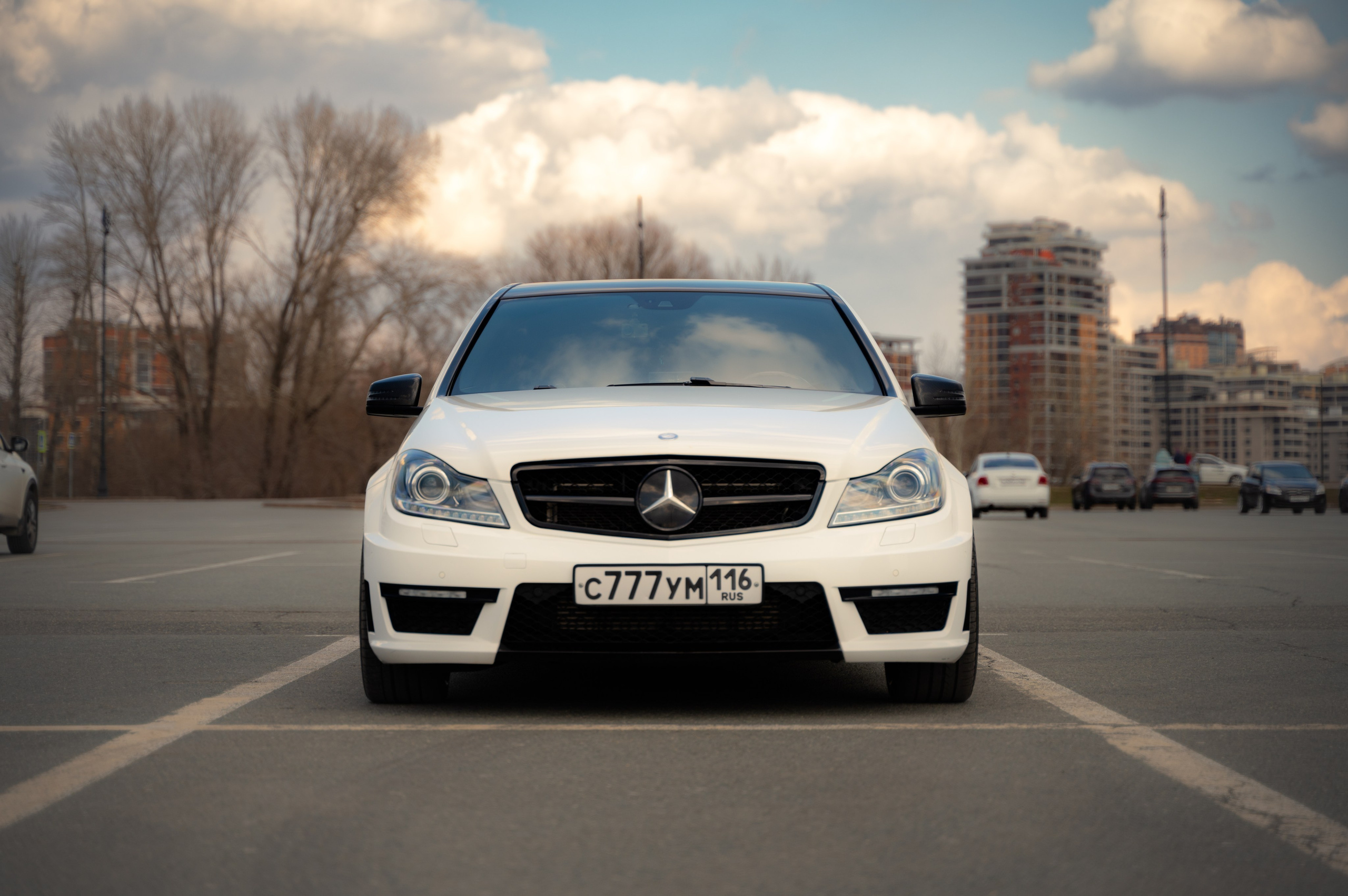 Автомобильная фотосъёмка Mercedes-benz c63 amg. Фотограф/видеограф Богдан Голованов