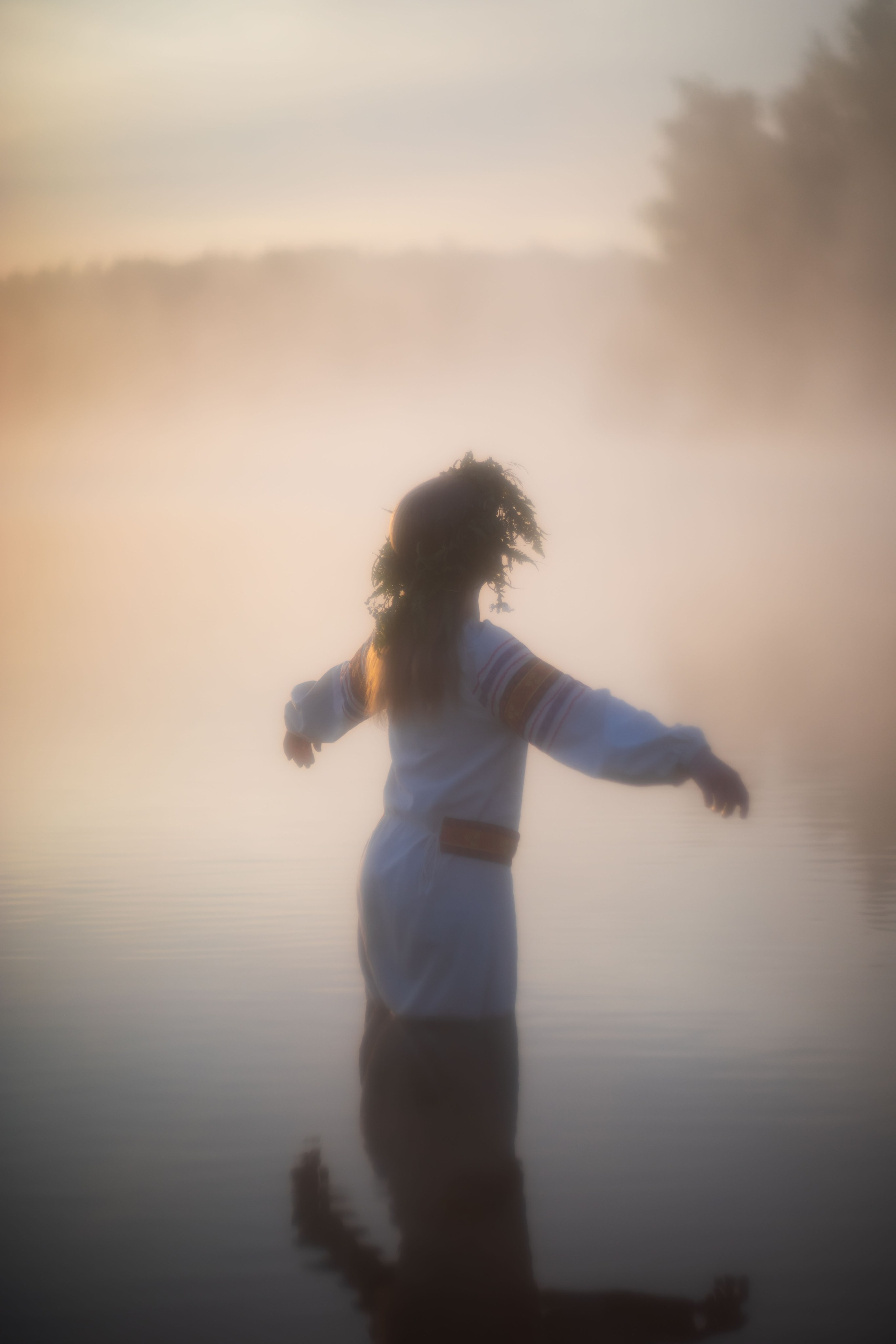 Купальская история на рассвете. Юлия Башкатова, сказочный фотограф, Москва