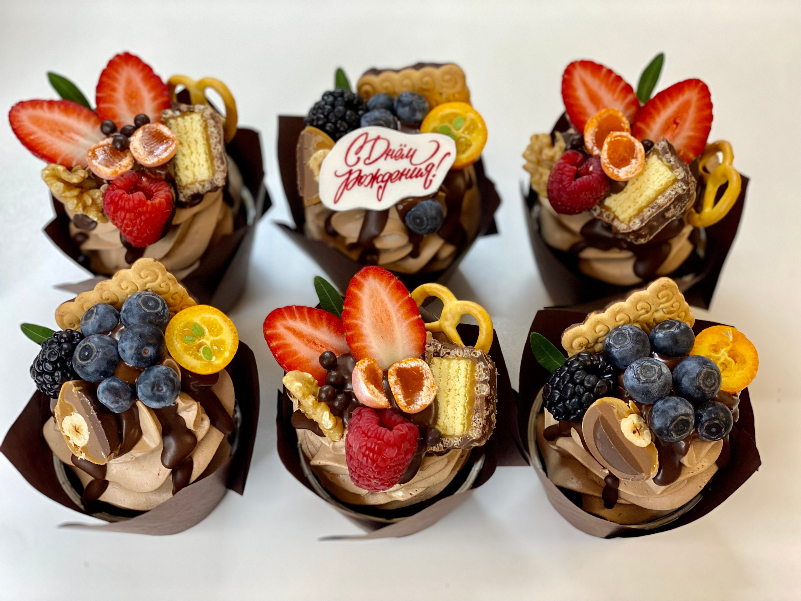 Капкейки стандартные. Katyasugarsugar капкейки, зефир, торты Москва