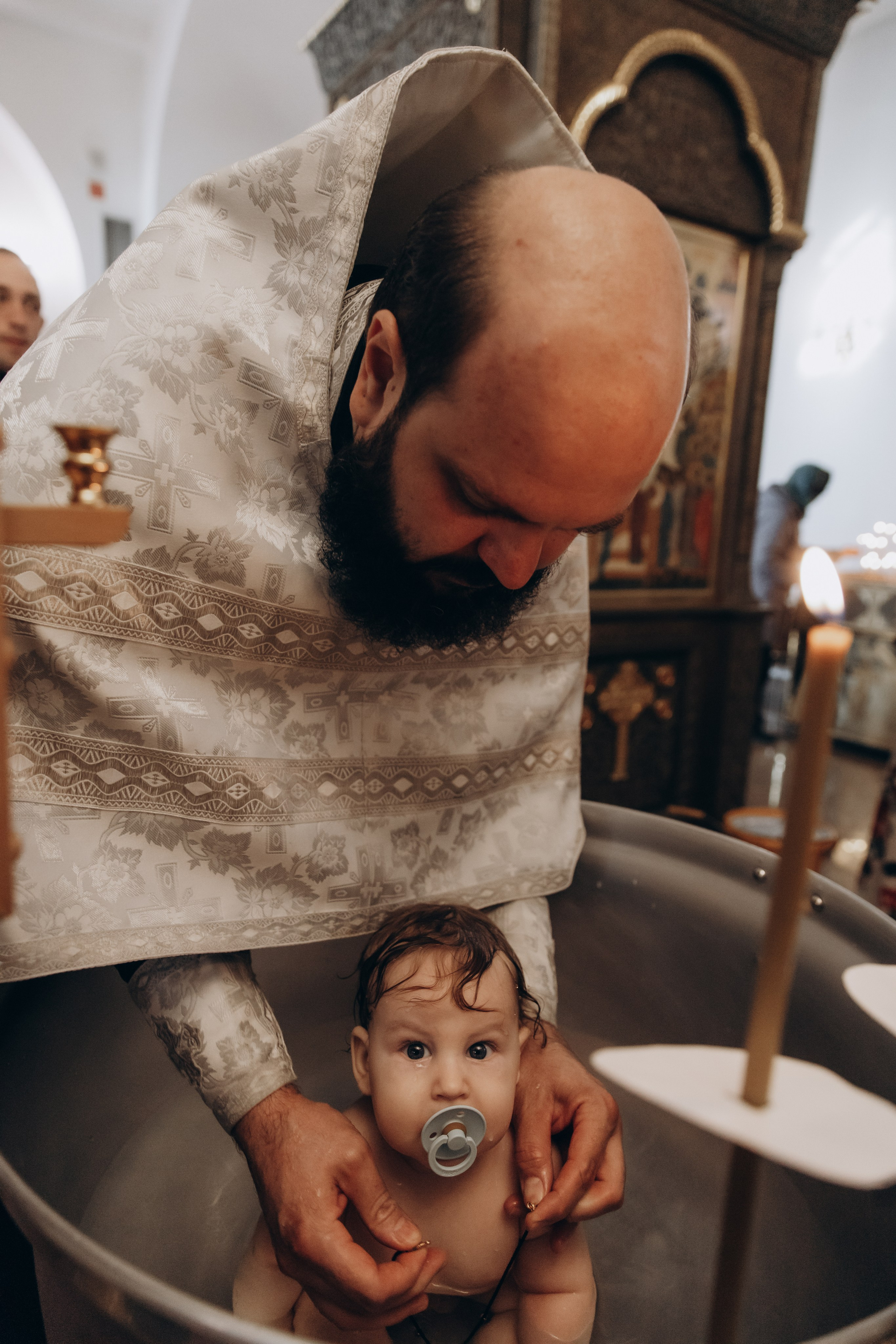 Таинство Крещения Южный Храм. Фотограф Новый Уренгой I Ньюборн I Фотограф материнства I ЯНАО