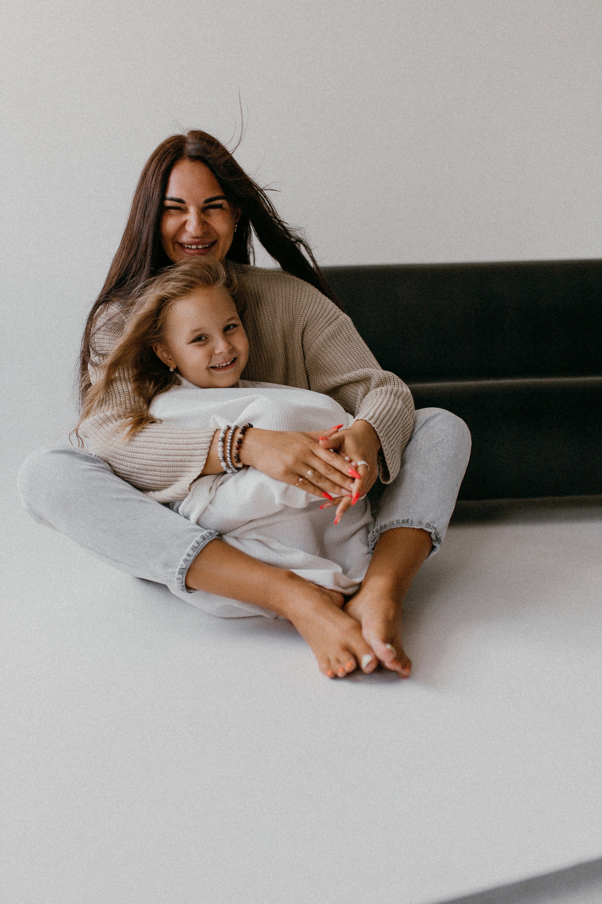 Есения и мама. Семейный фотограф Губкин/Старый Оскол