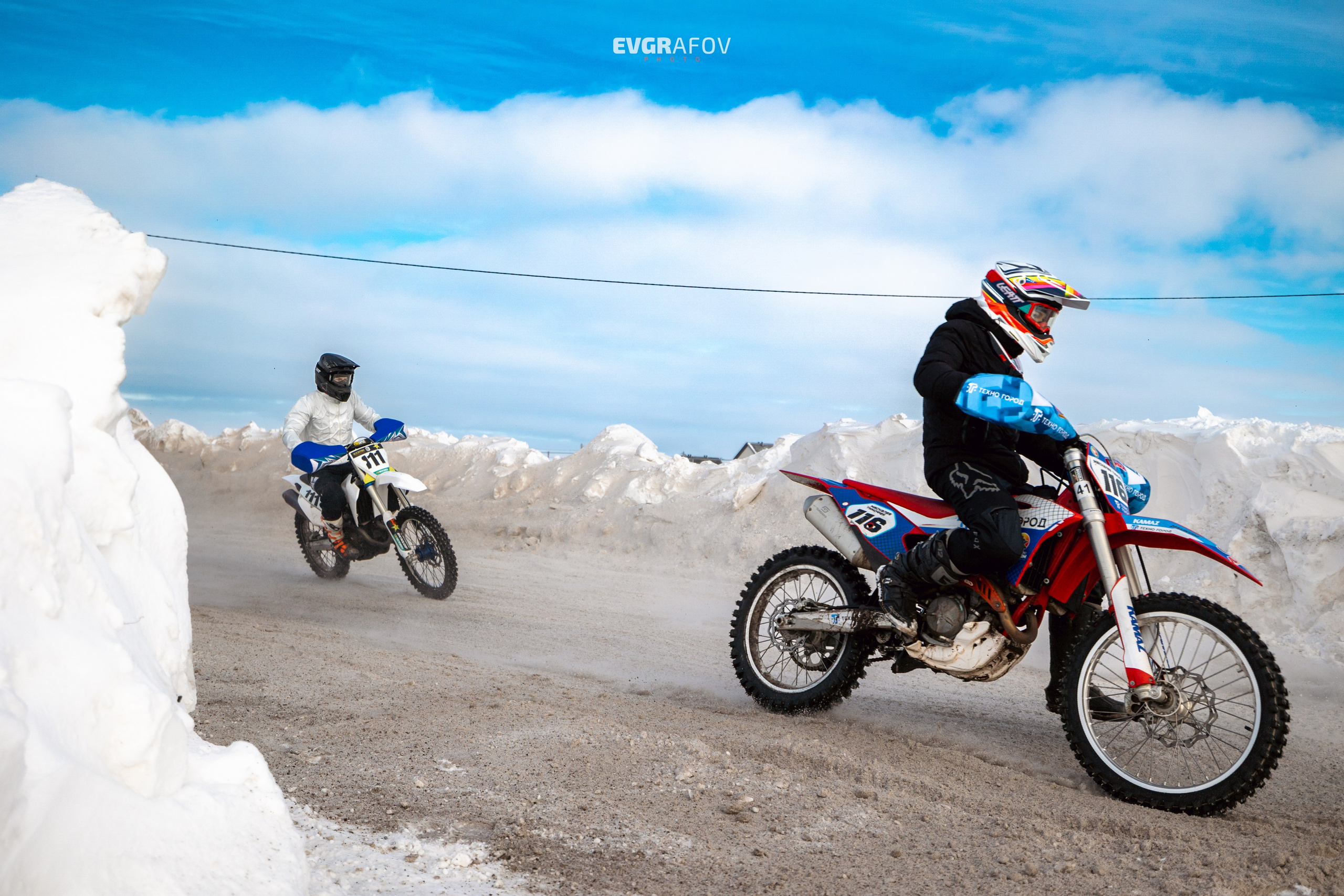 Открытый кубок Республики Татарстан по мотокроссу 3 этап. 4 февраля 2024 г. Фотограф Евграфов Александр