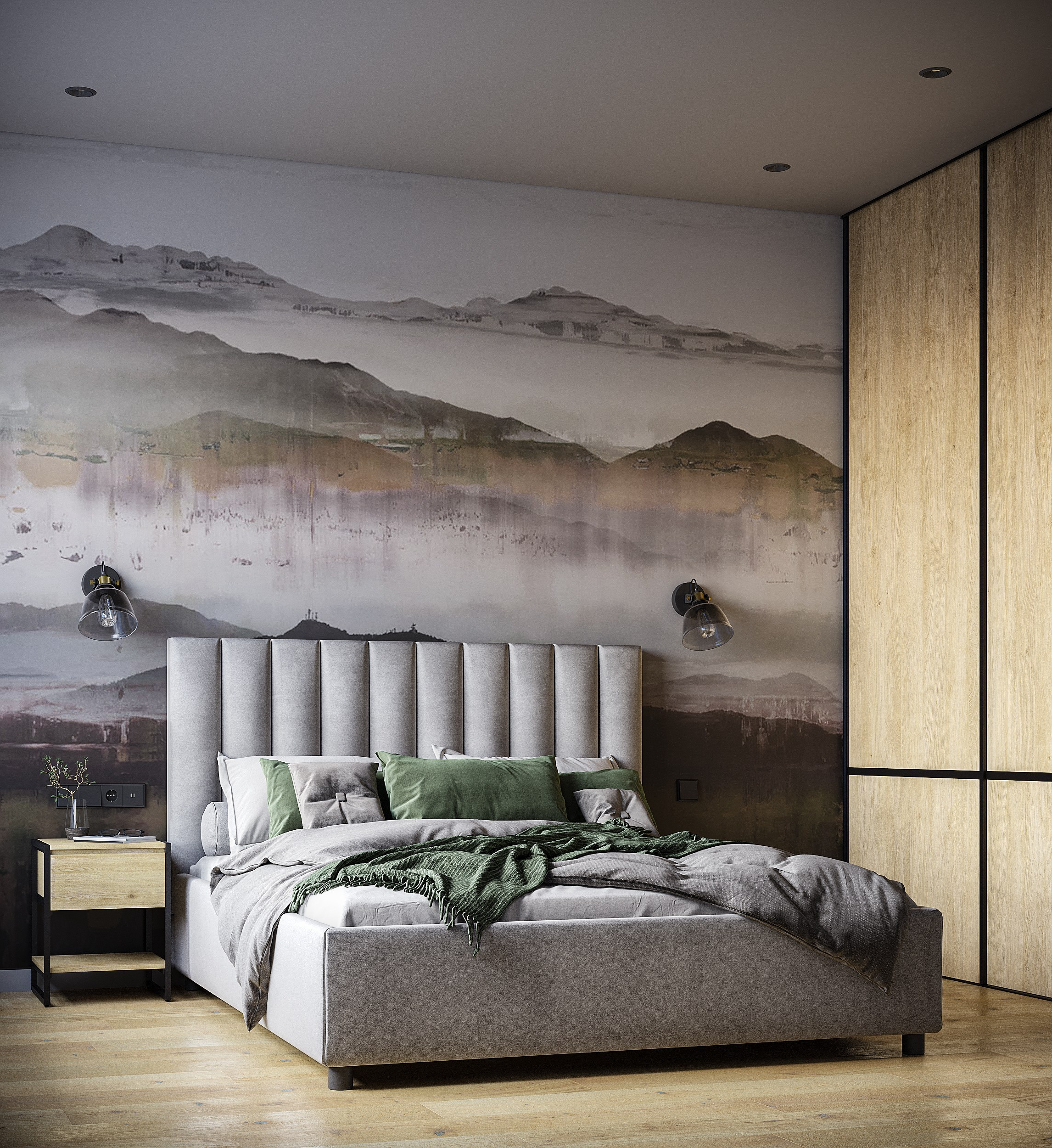 Bedroom. 3D-Визуализатор Алёна Сулохина